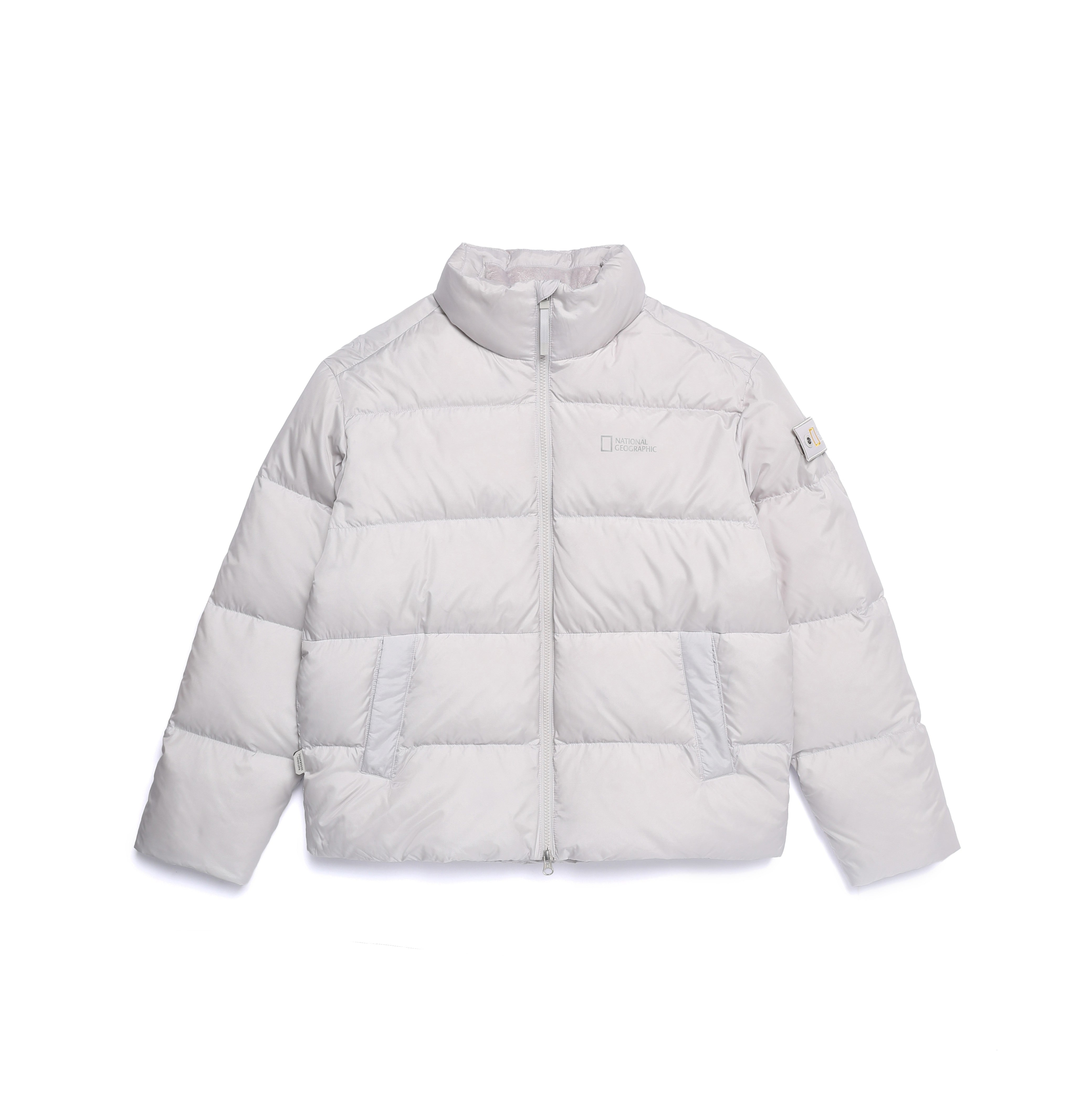 EIRA SHORT LENGTH HIGH NECK GOOSE DOWN JUMPER L/GREY