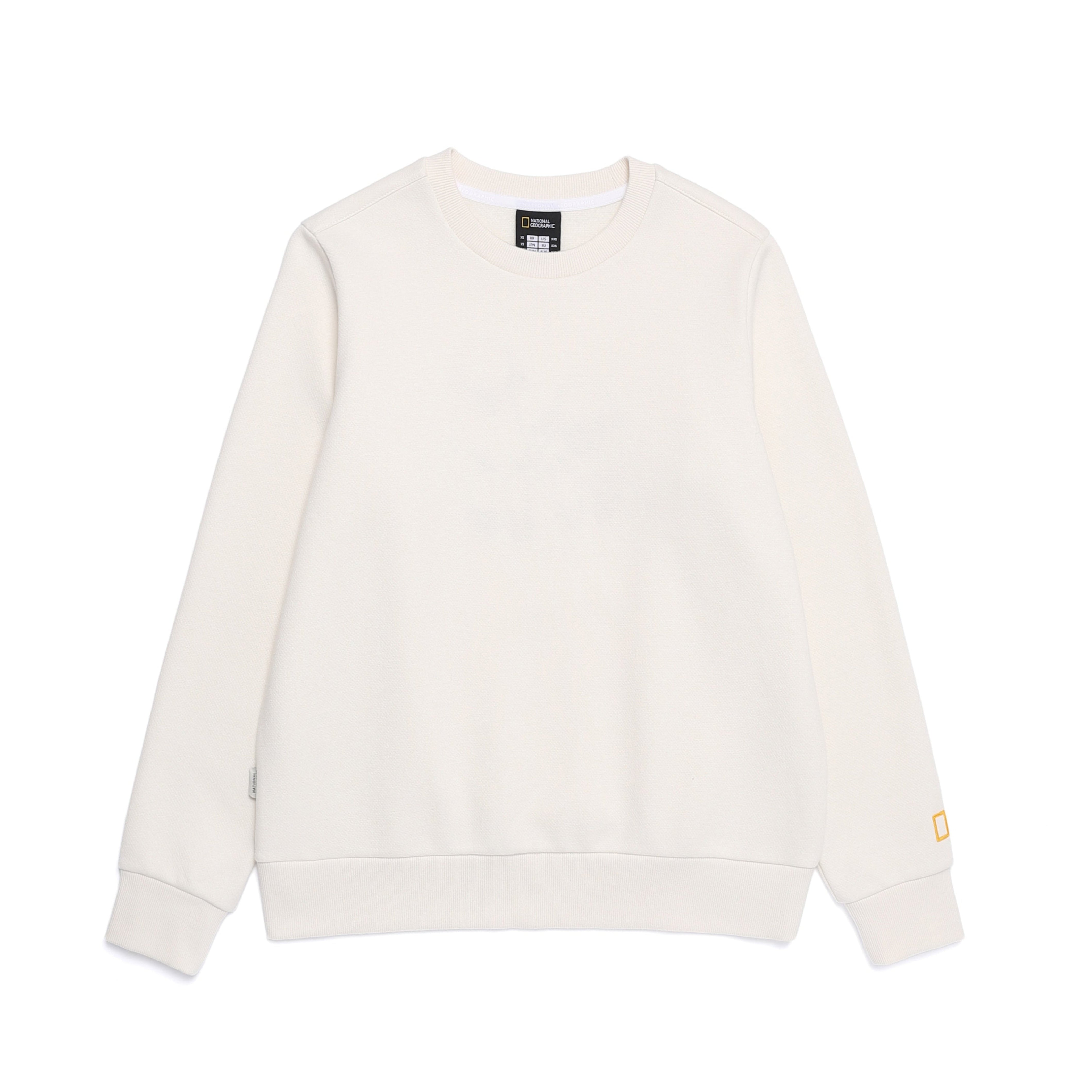 WOMEN ANIMAL GRAPHIC SWEATSHIRT IVORY