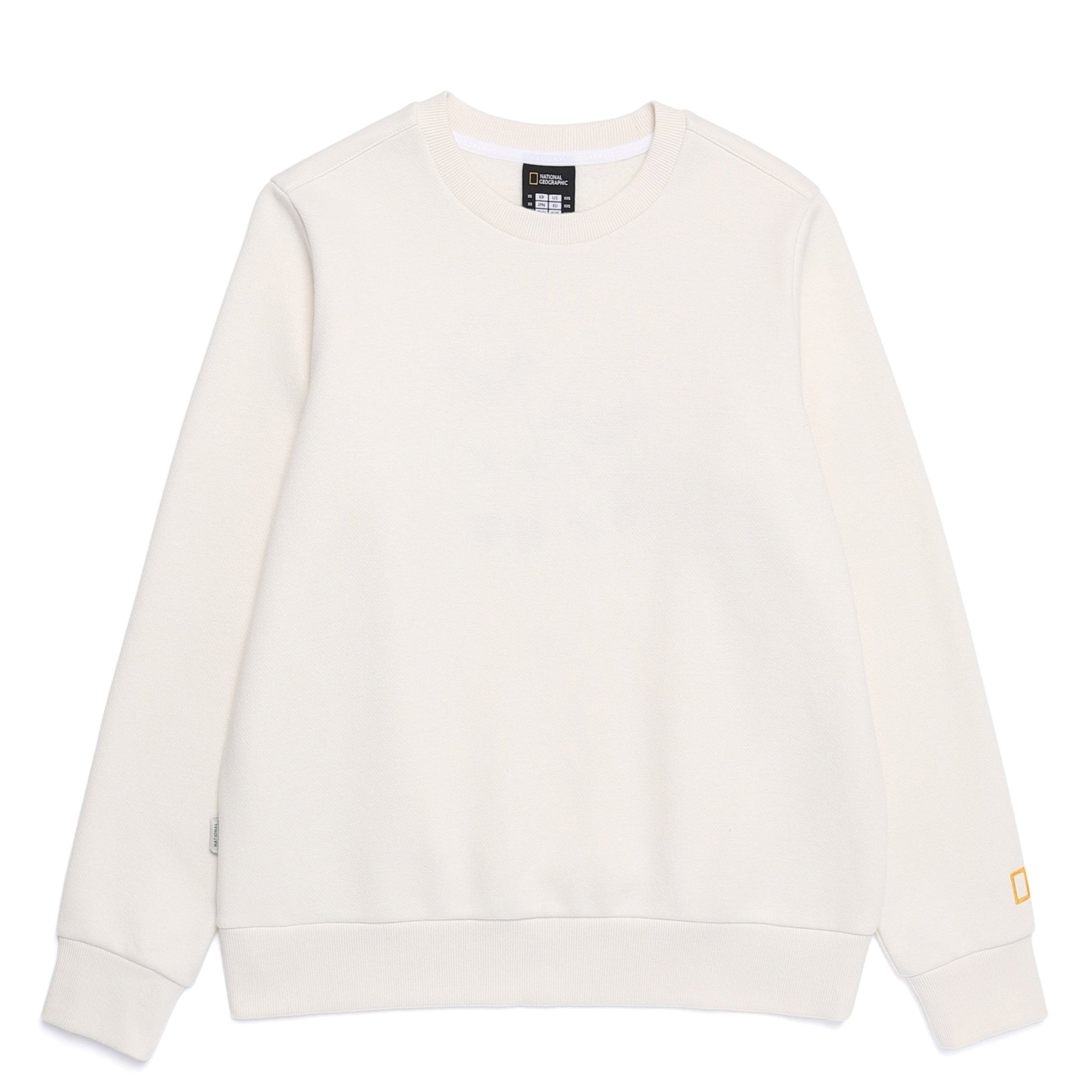 WOMEN ANIMAL GRAPHIC SWEATSHIRT IVORY