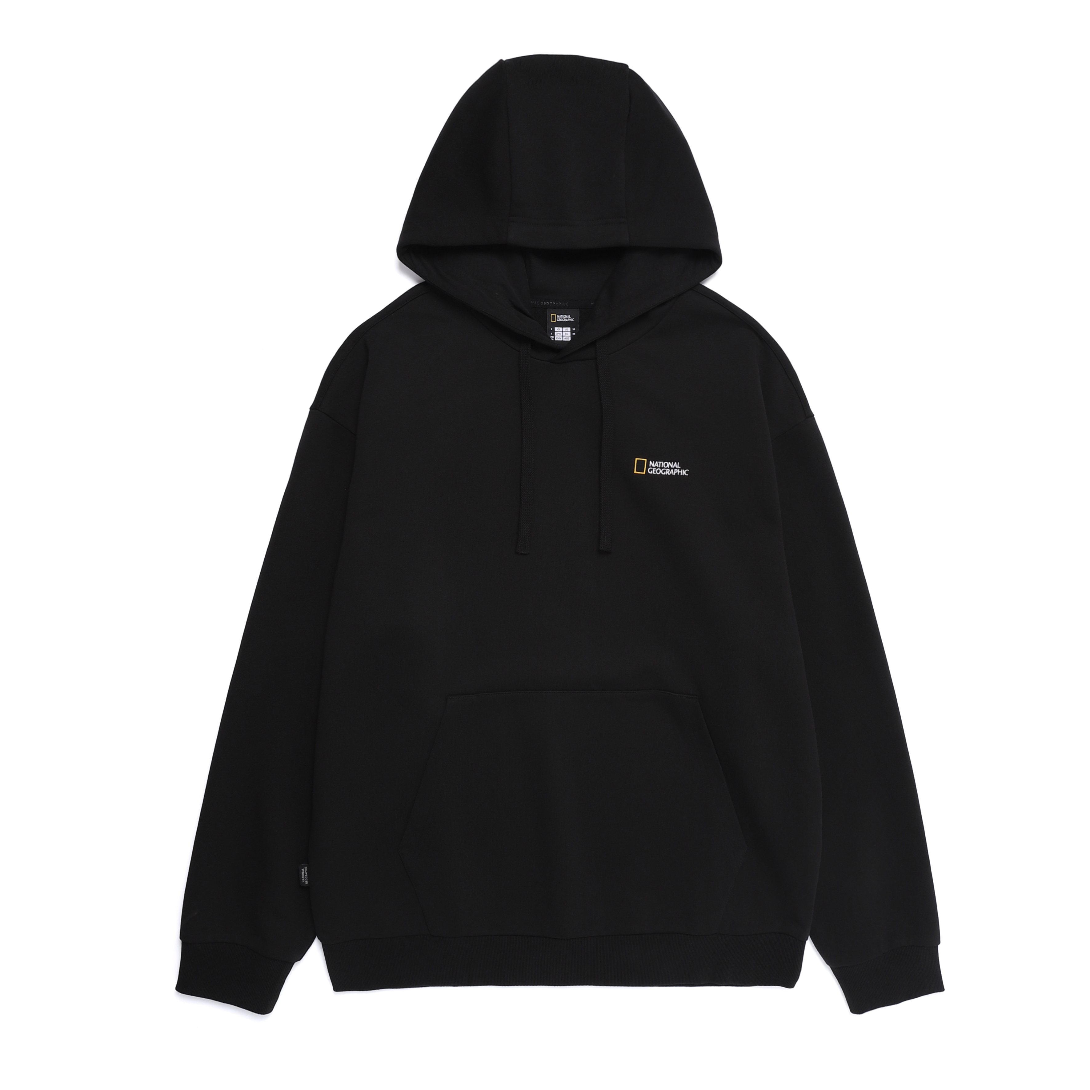 FOLHAS SMALL LOGO HOODIE BLACK