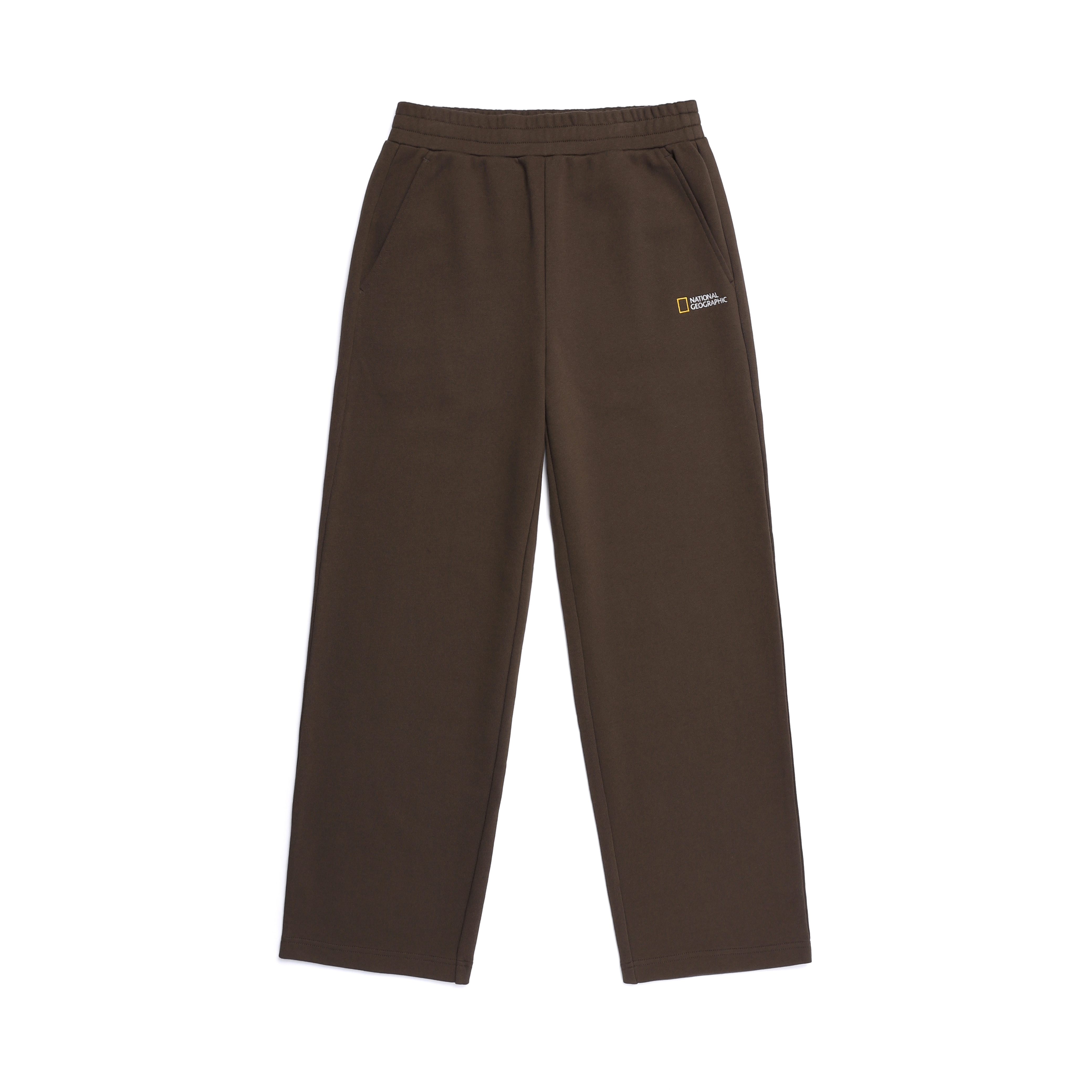ANIMAL PATCH TRAINING STRAIGHT PANTS BROWN