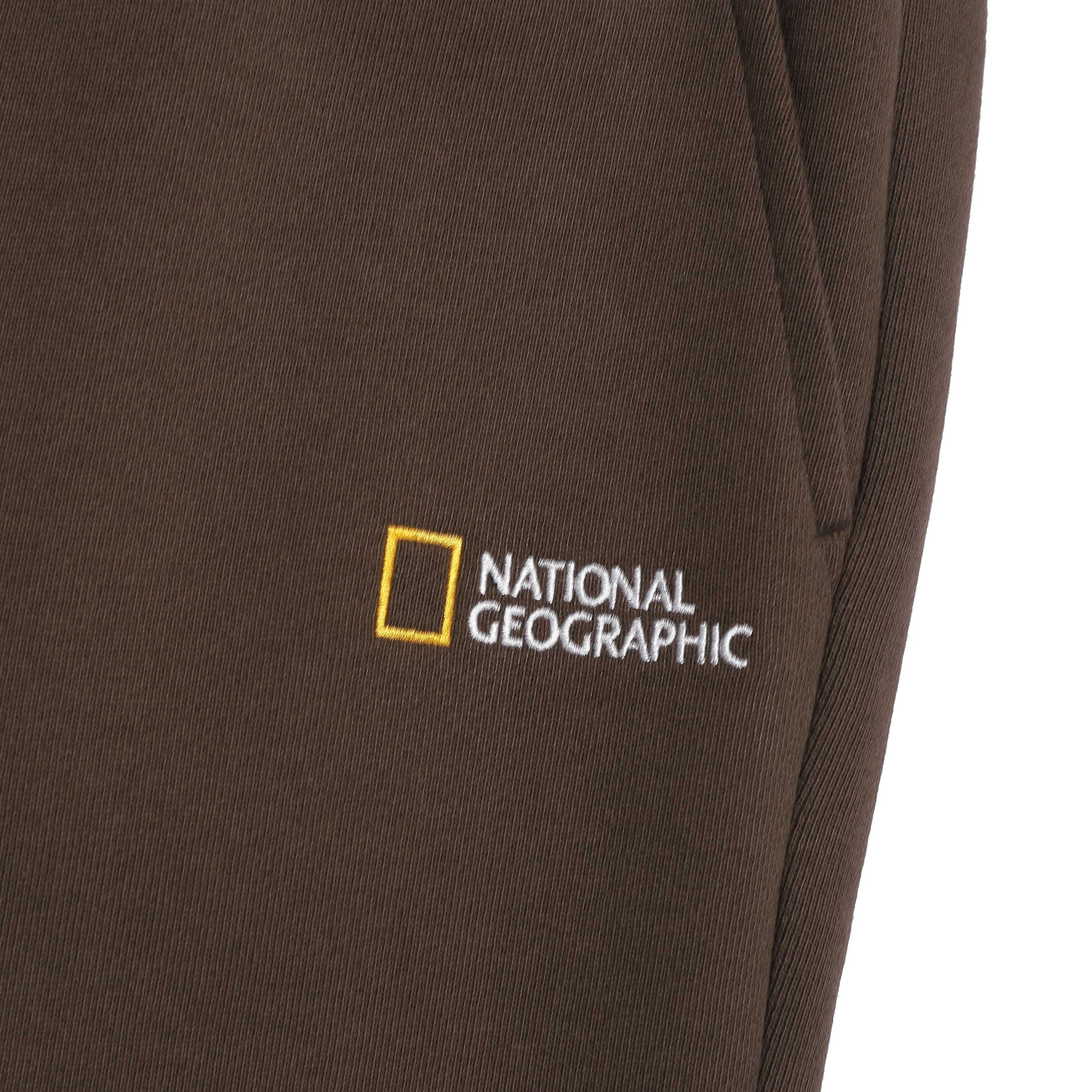 ANIMAL PATCH TRAINING STRAIGHT PANTS BROWN