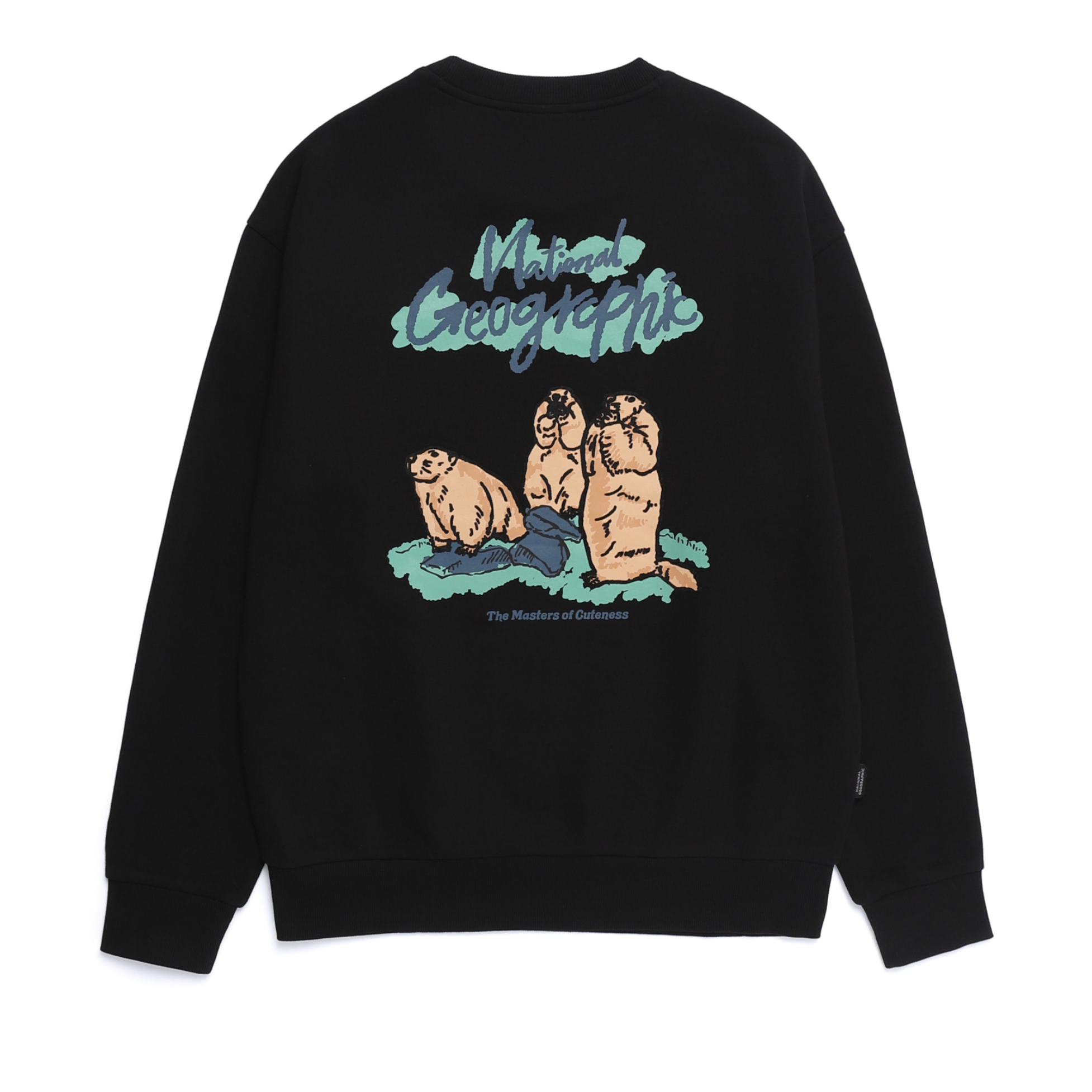 ANIMAL GRAPHIC SWEATSHIRT BLACK