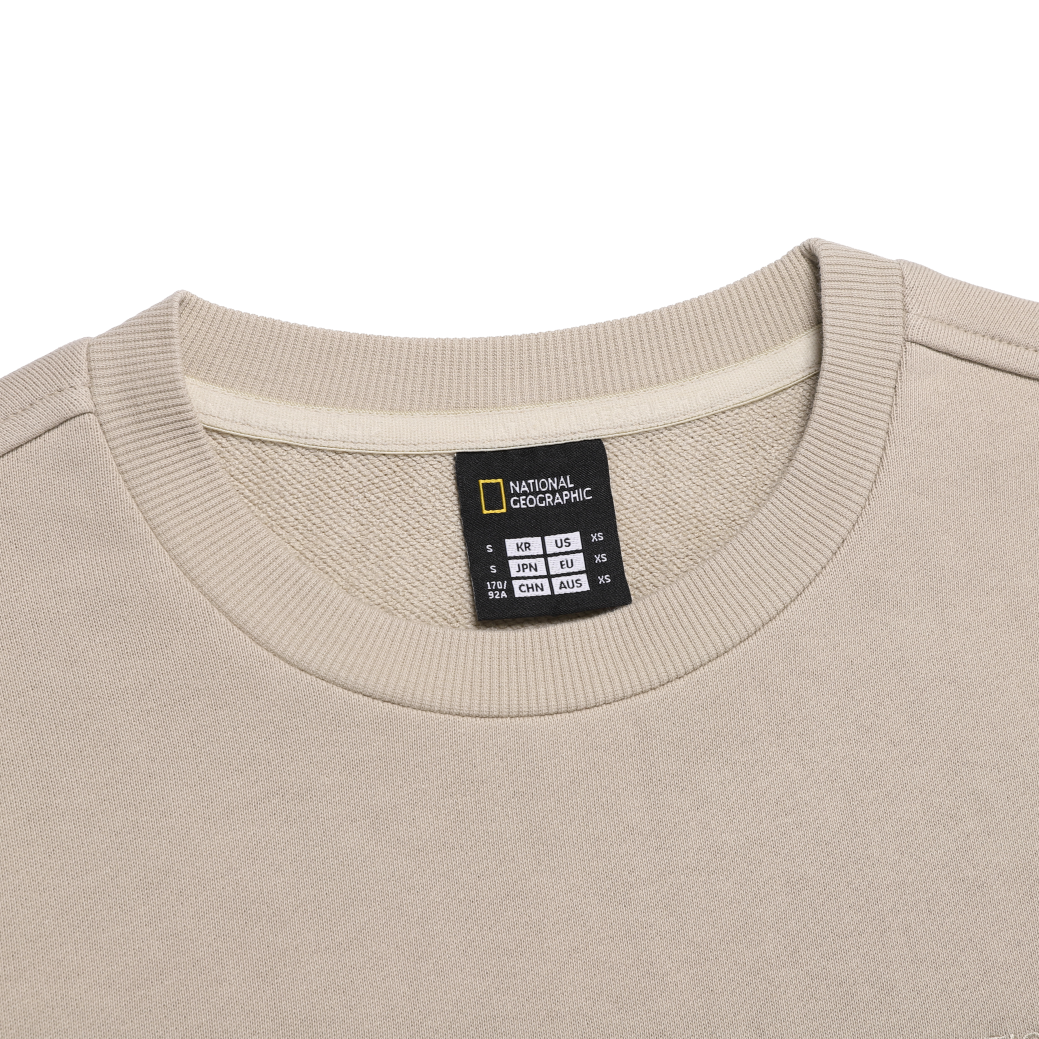 ANIMAL GRAPHIC SWEATSHIRT MOURNING BEIGE