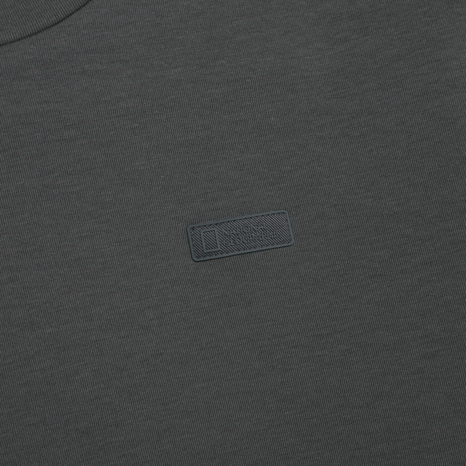 CANI SLEEVE POCKET SWEATSHIRT IRON GREY