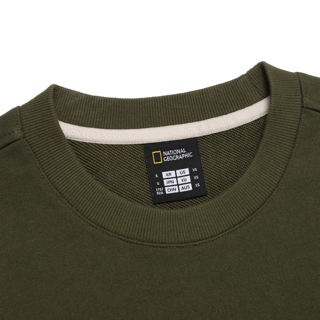 UNISEX LARGA HEAVY WEIGHT SWEATSHIRTS OLIVE KHAKI