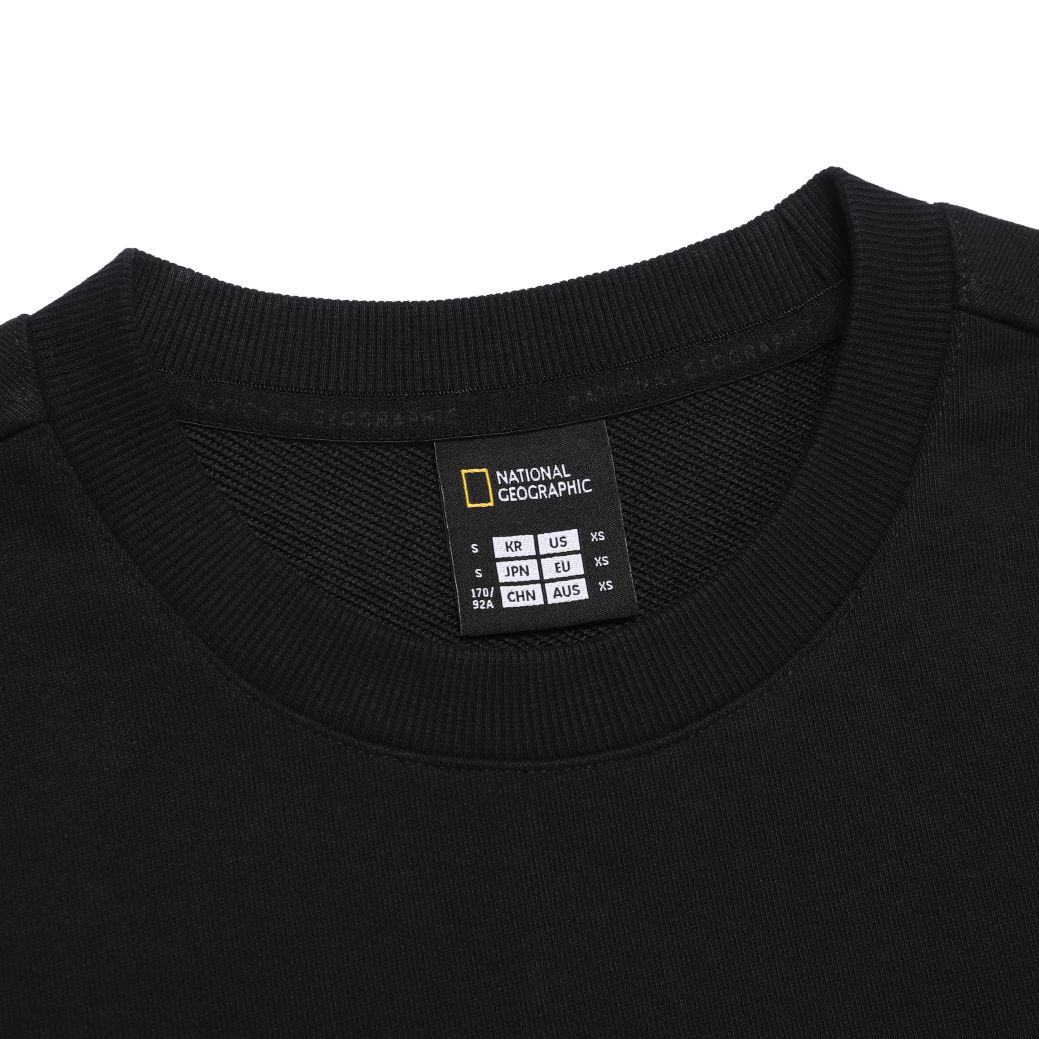 UNISEX LARGA HEAVY WEIGHT SWEATSHIRTS BLACK