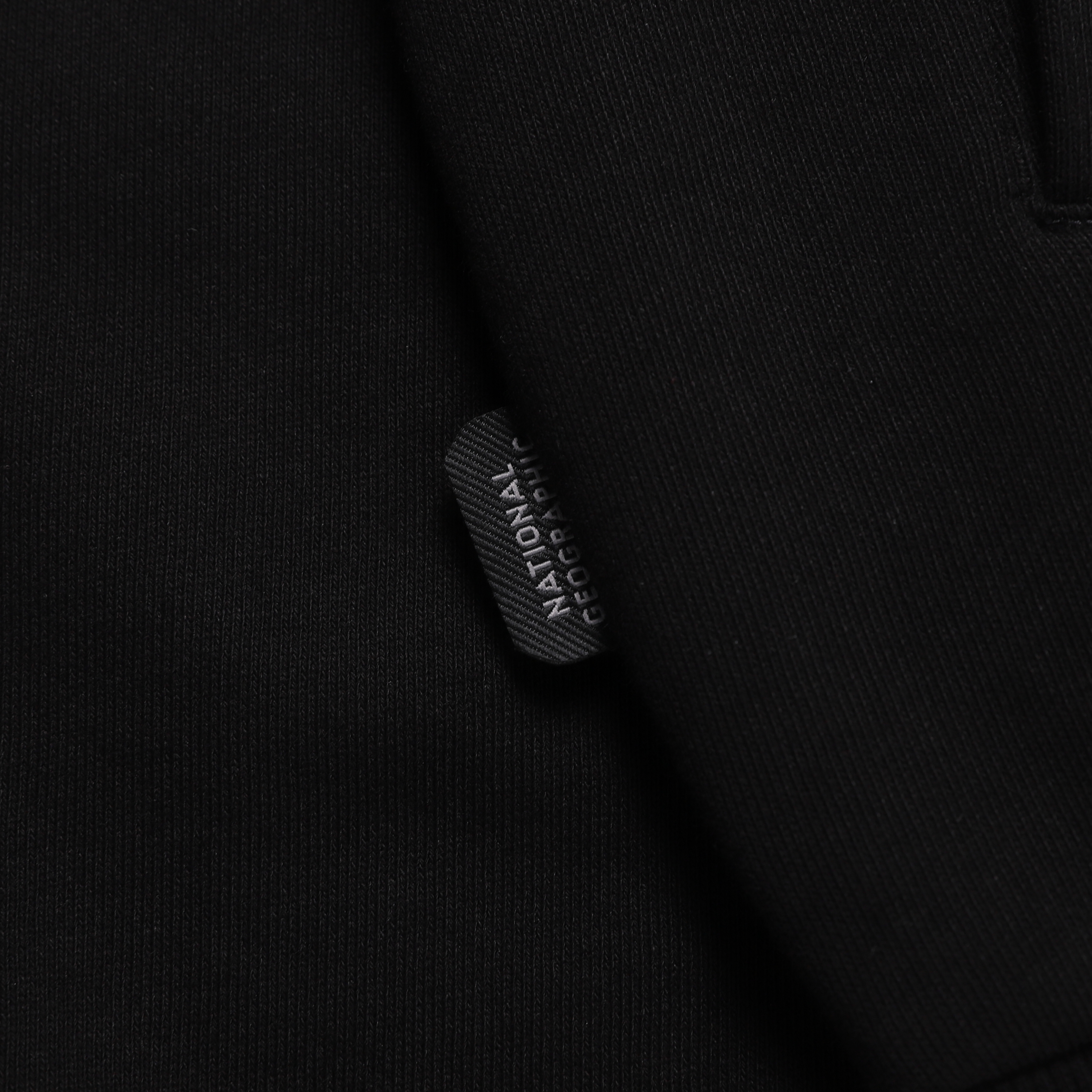 ANIMAL PATCH HOODIE ZIP-UP BLACK