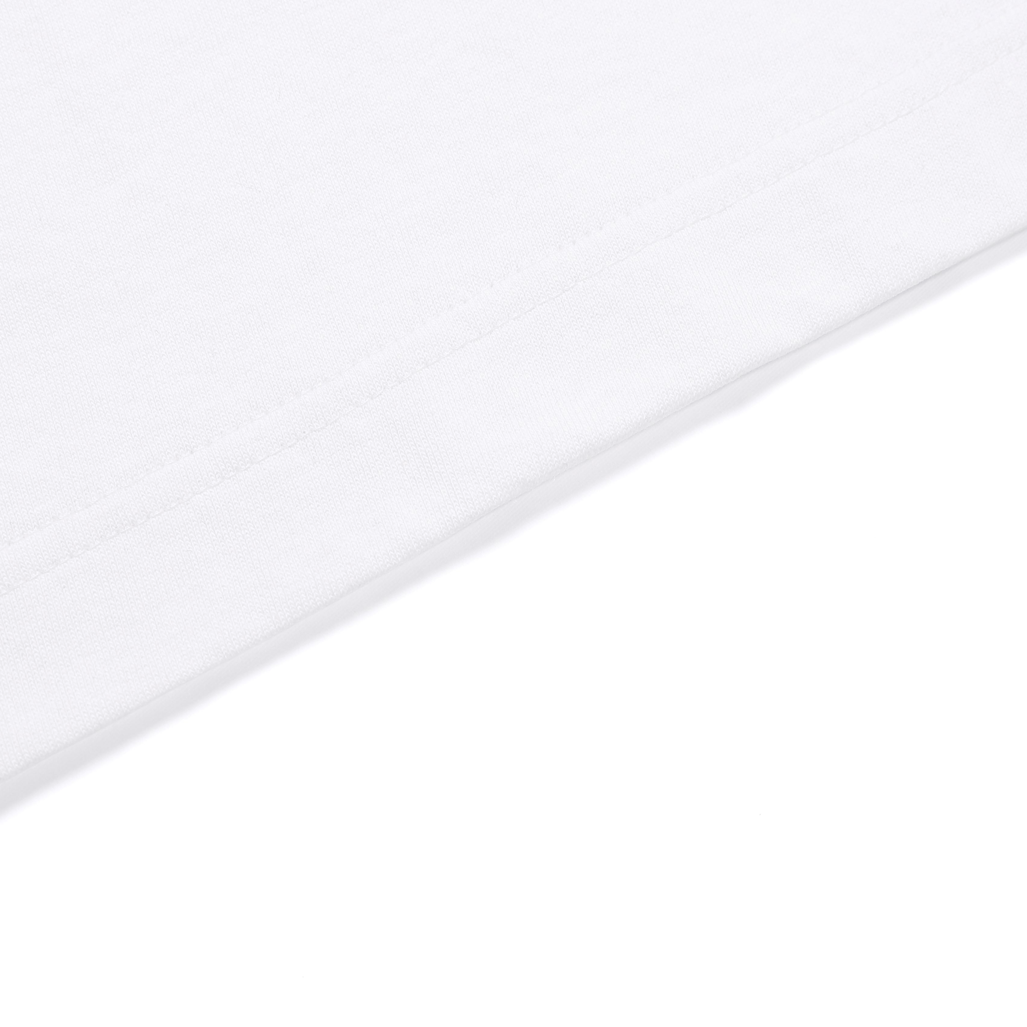 UNISEX OVER FIT GRAPHIC H/TEE WHITE