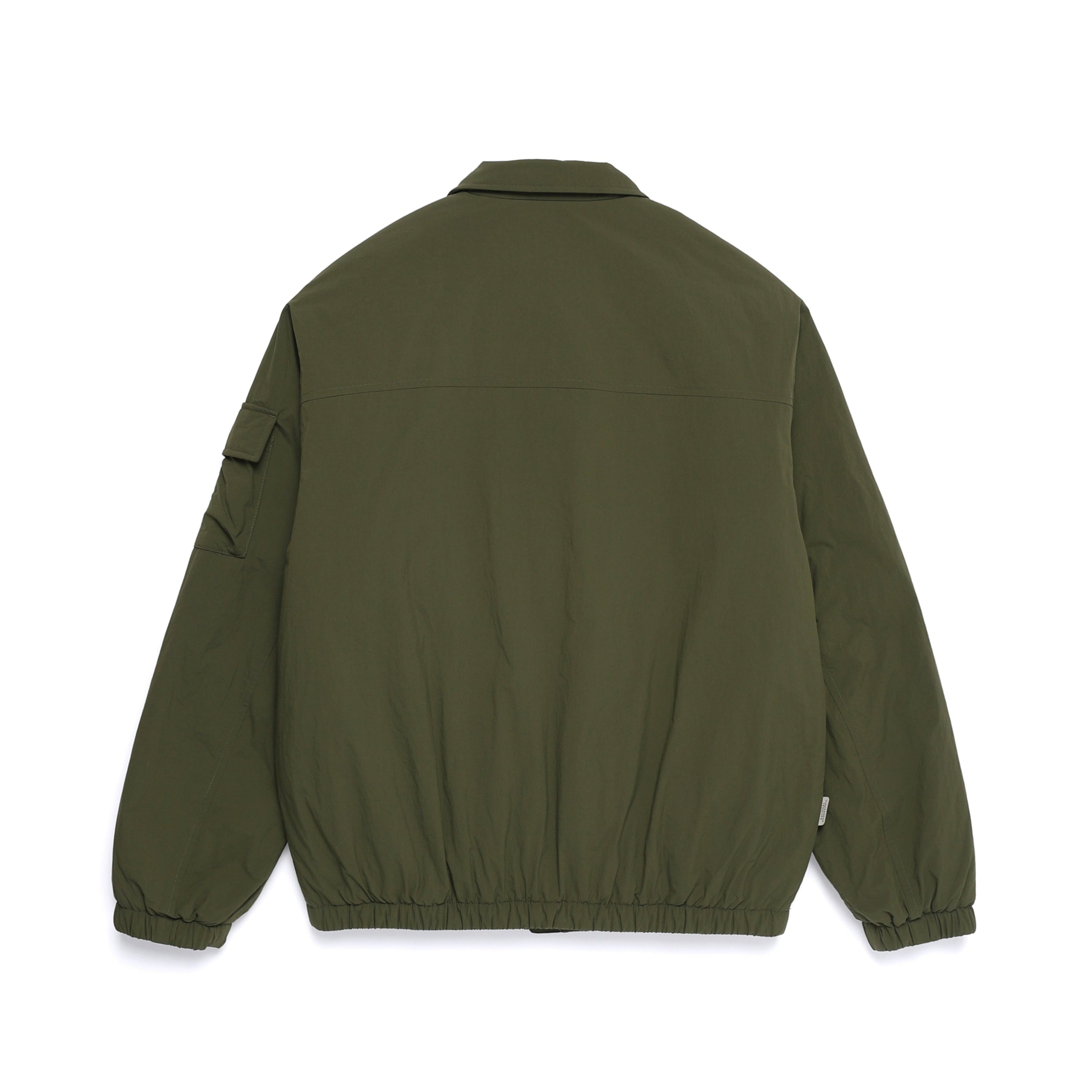 NRN WASHED PADDED BLOUSON JUMPER OLIVE KHAKI