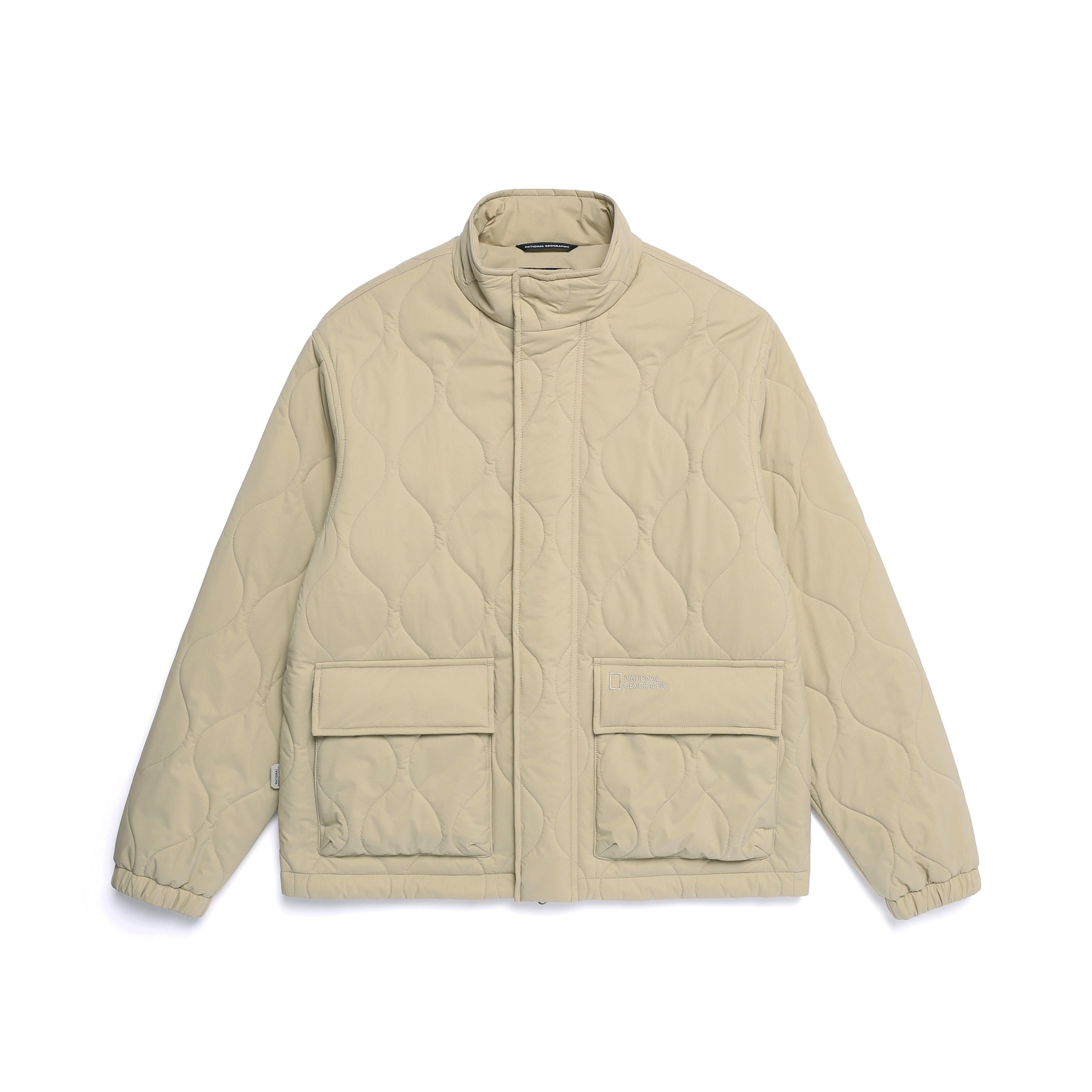 NRN QUILTED PADDING JUMPER MOURNING BEIGE