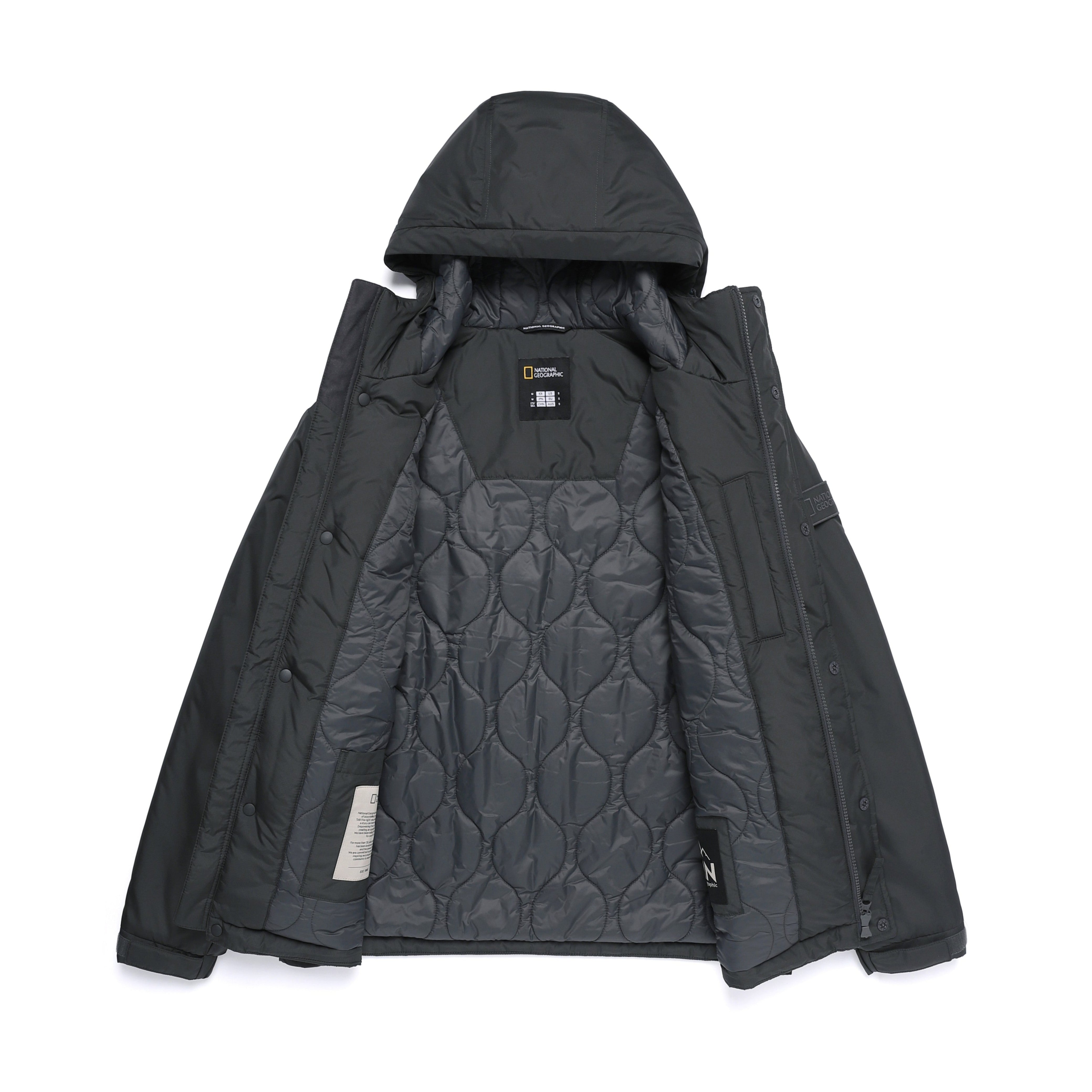 NRN PADDED OUTPOCKET JUMPER GREY