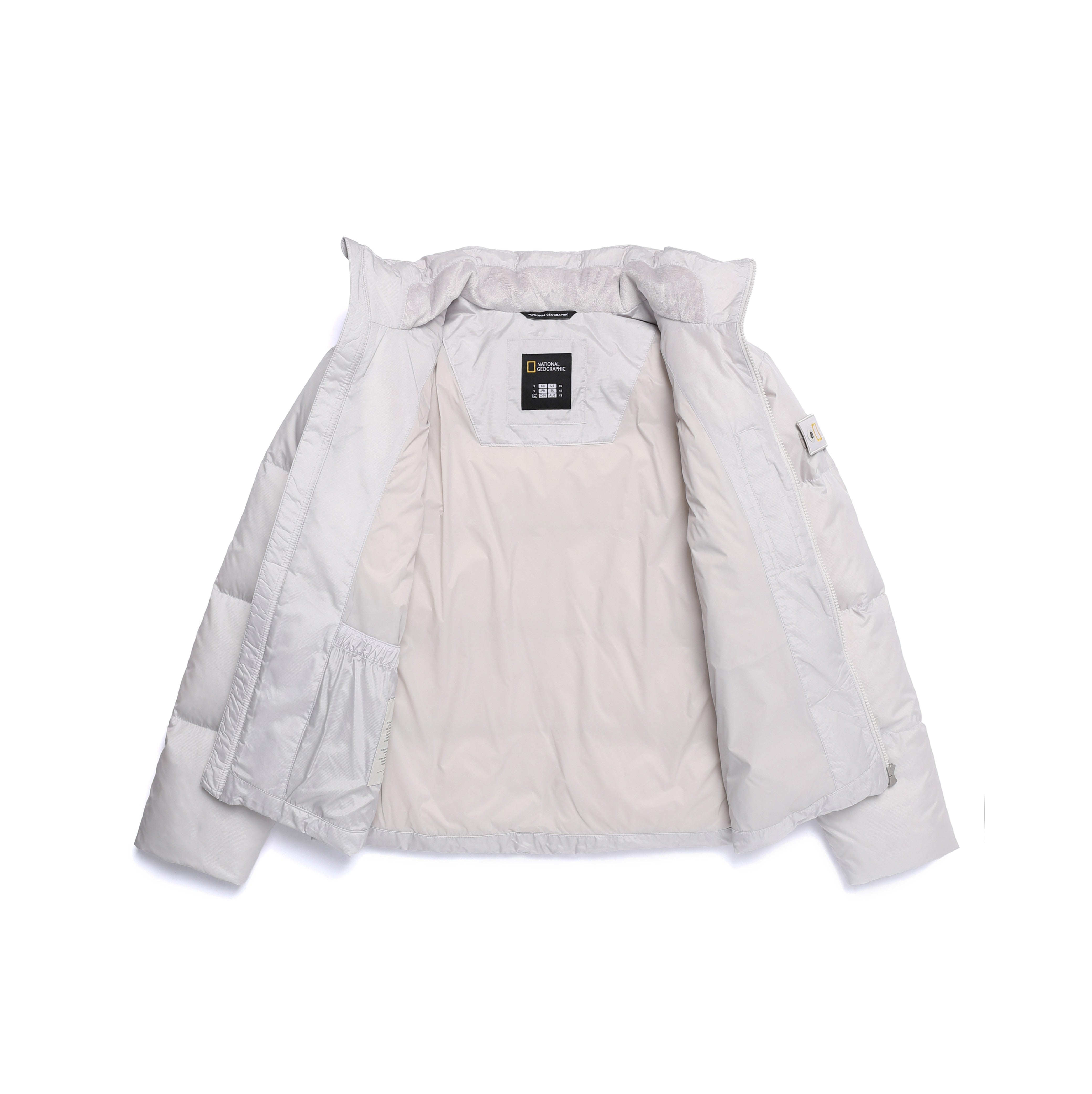 EIRA SHORT LENGTH HIGH NECK GOOSE DOWN JUMPER L/GREY