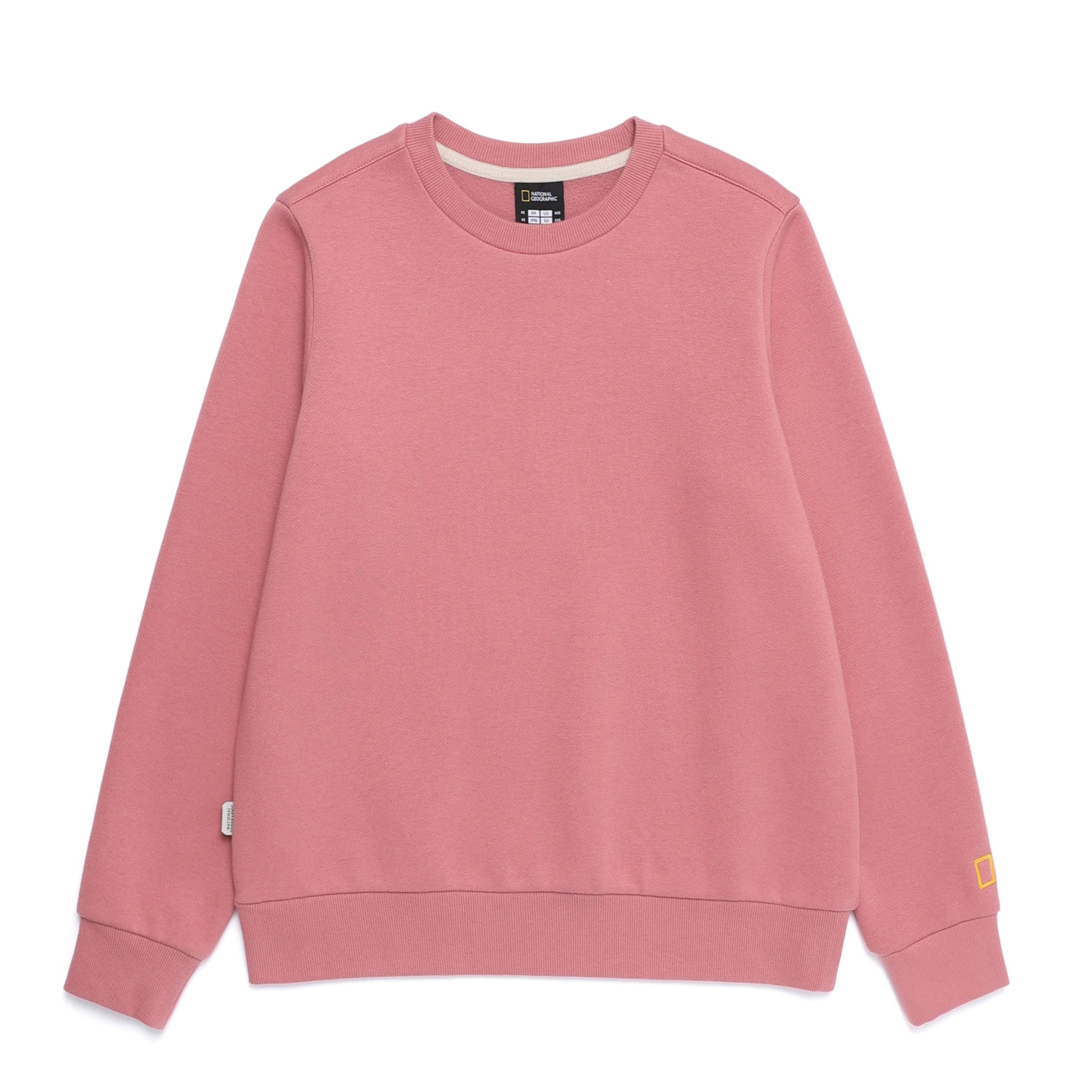 WOMEN ANIMAL GRAPHIC SWEATSHIRT D/PINK