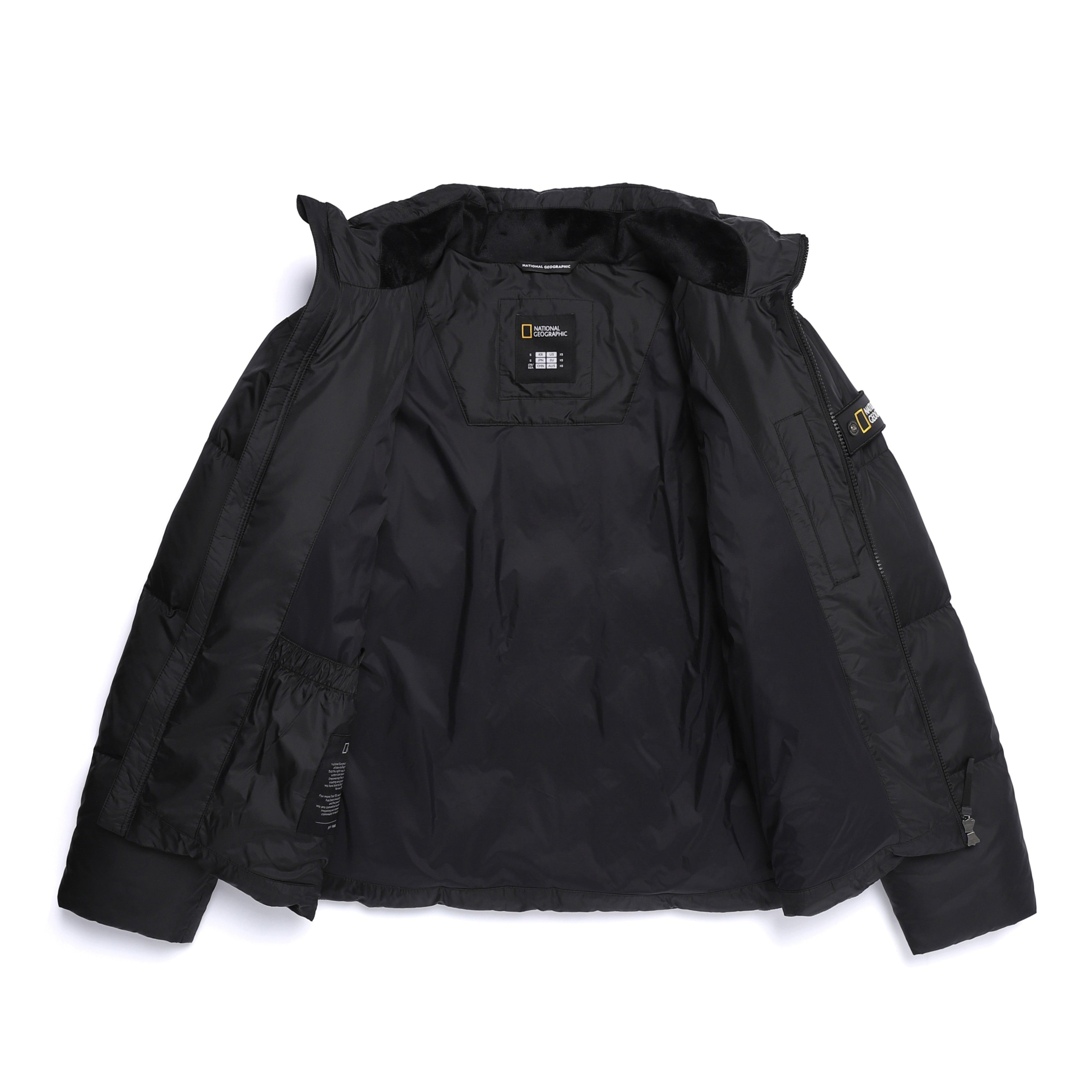 EIRA SHORT LENGTH HIGH NECK GOOSE DOWN JUMPER HITAM