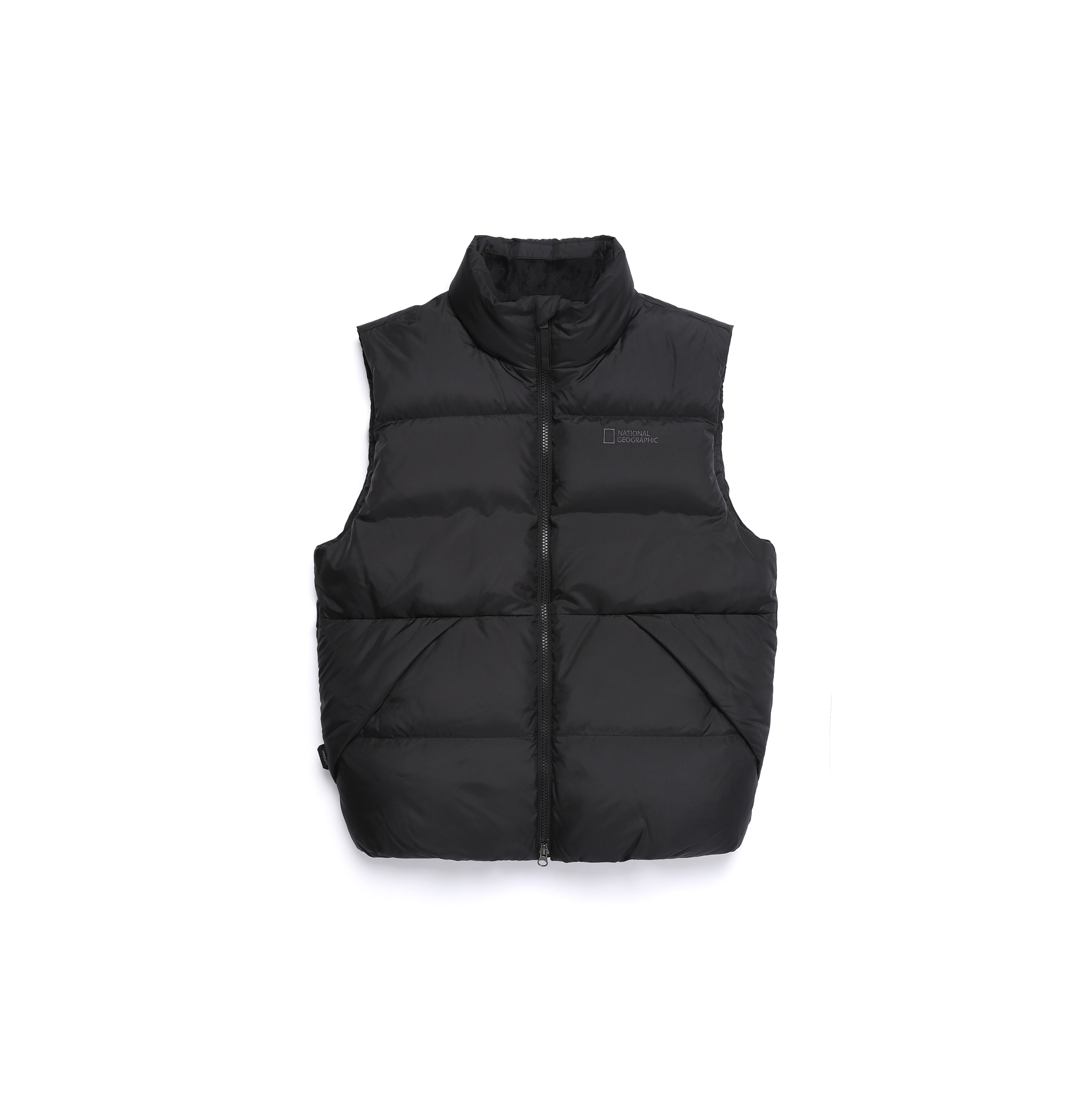 EIRA HIGH-NECK GOOSE DOWN VEST HITAM