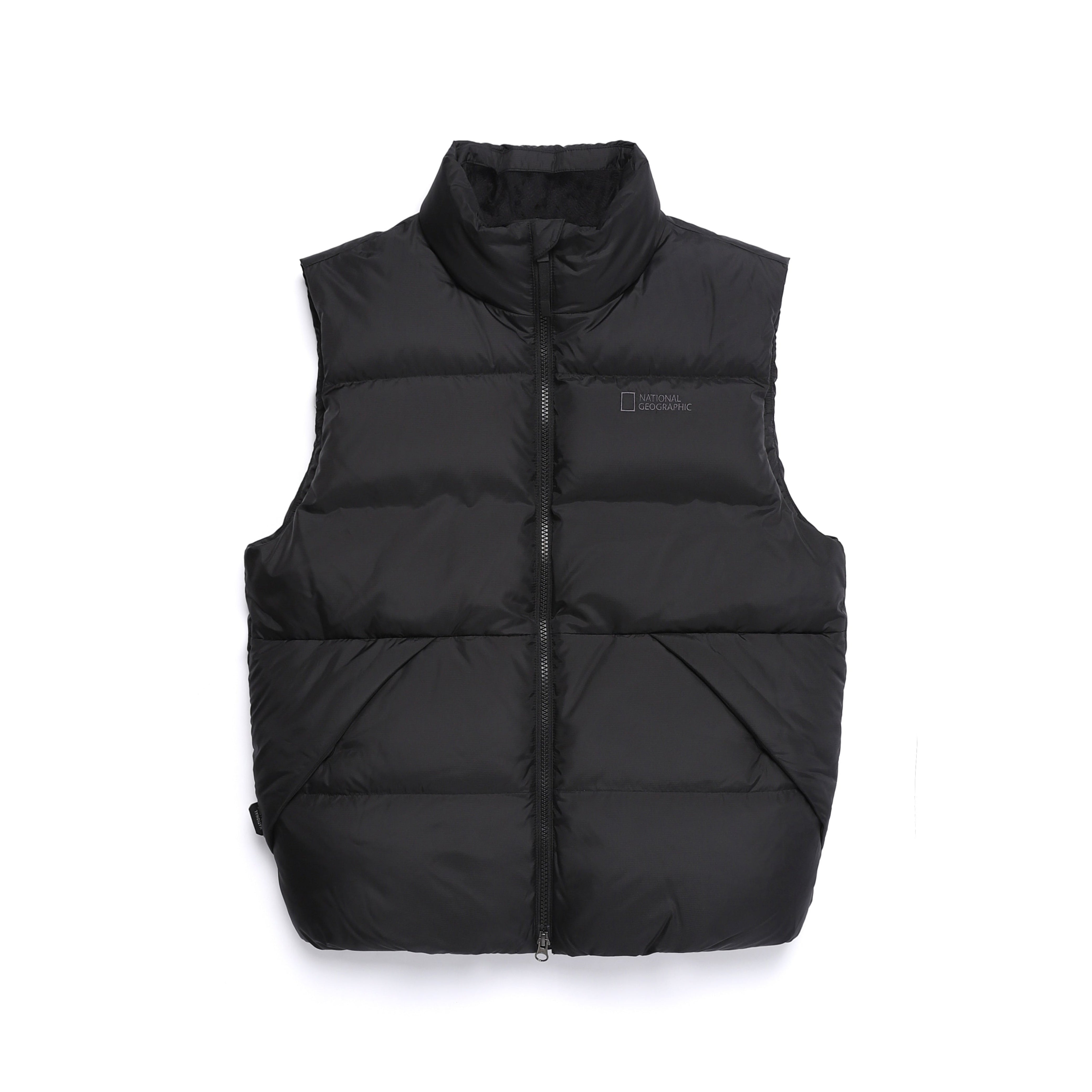 EIRA HIGH-NECK GOOSE DOWN VEST HITAM