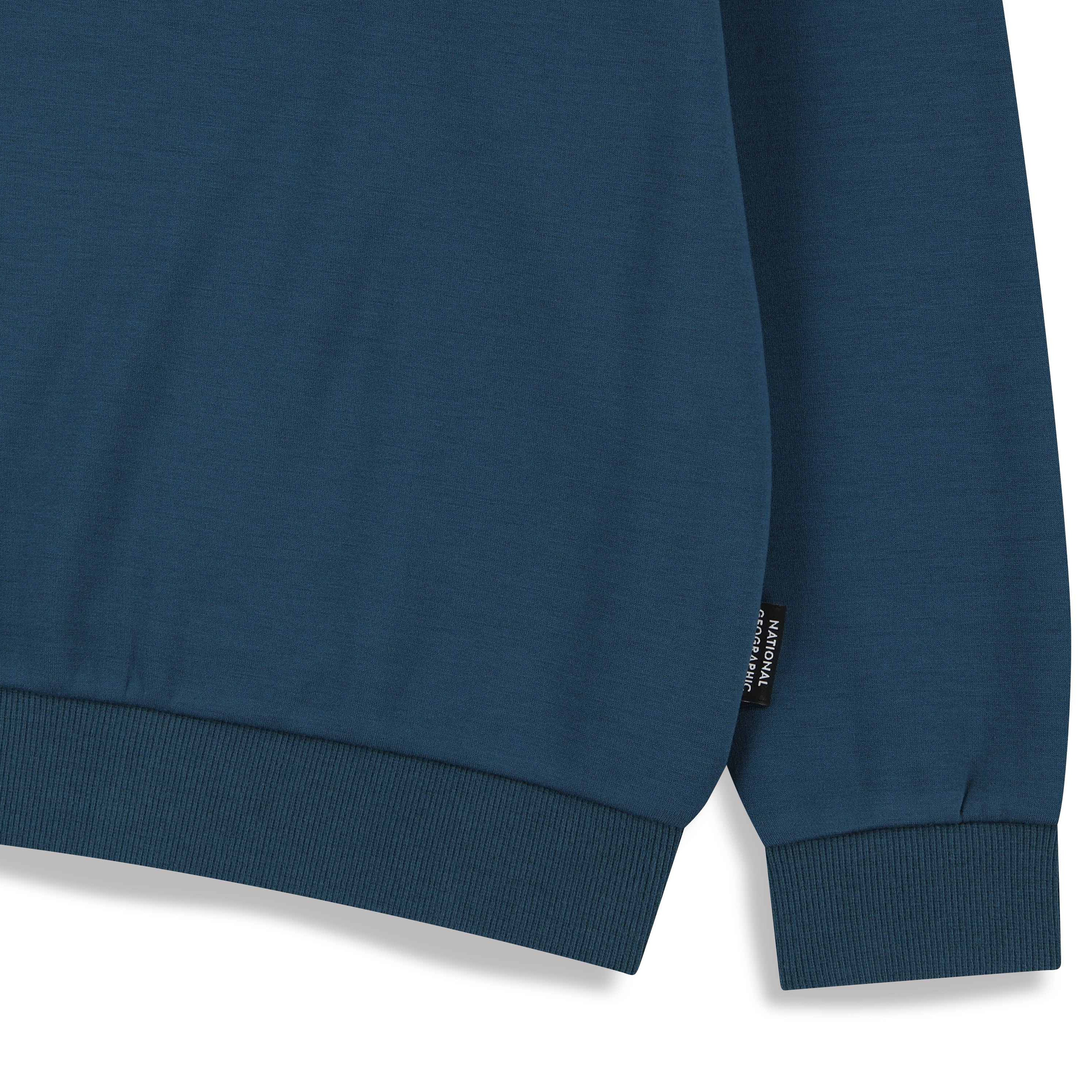 KIDS BACKGRAPHIC SWEATSHIRT (BRUSHED) GREY TEAL