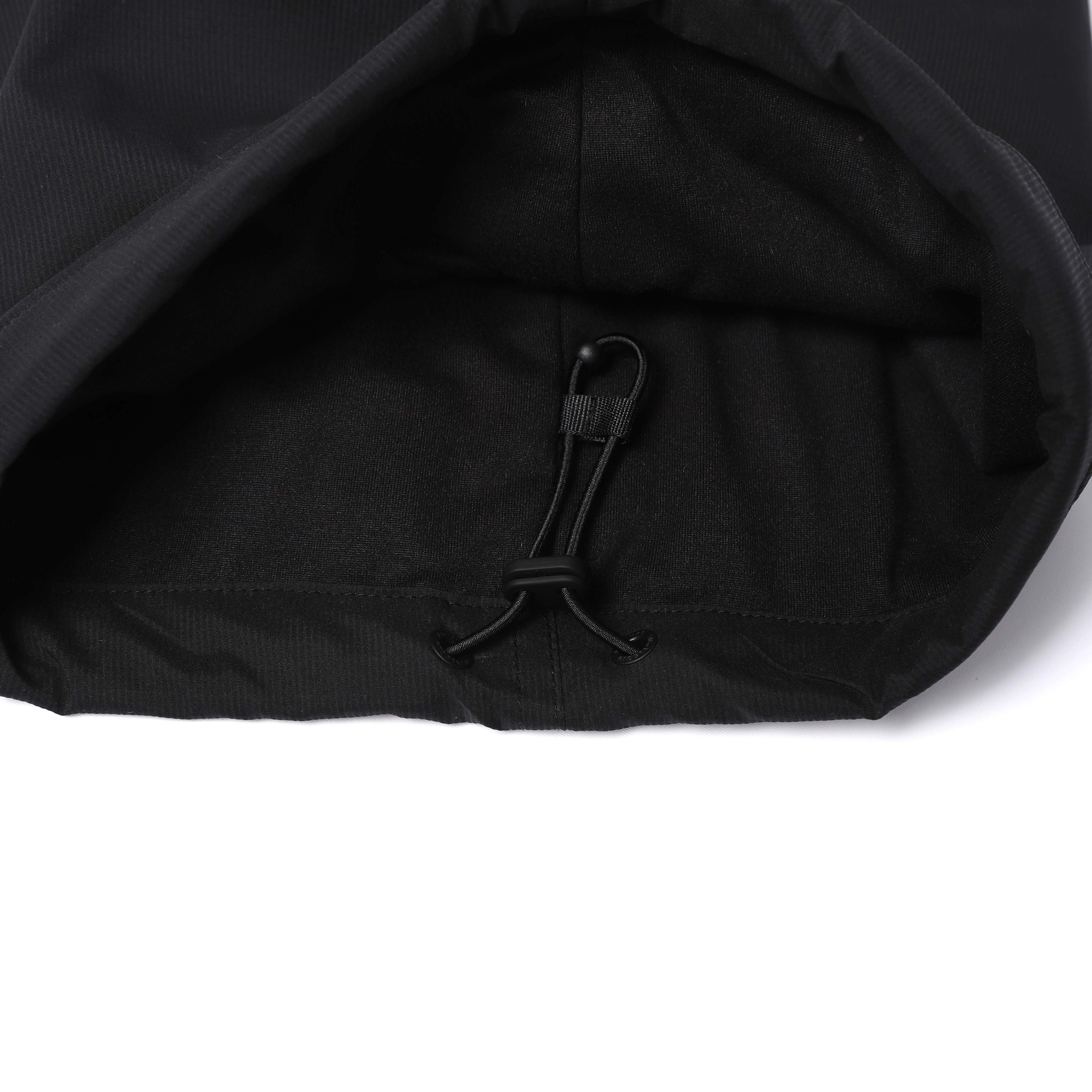 NRN SEMI-LOOSE PADDING PANTS BLACK