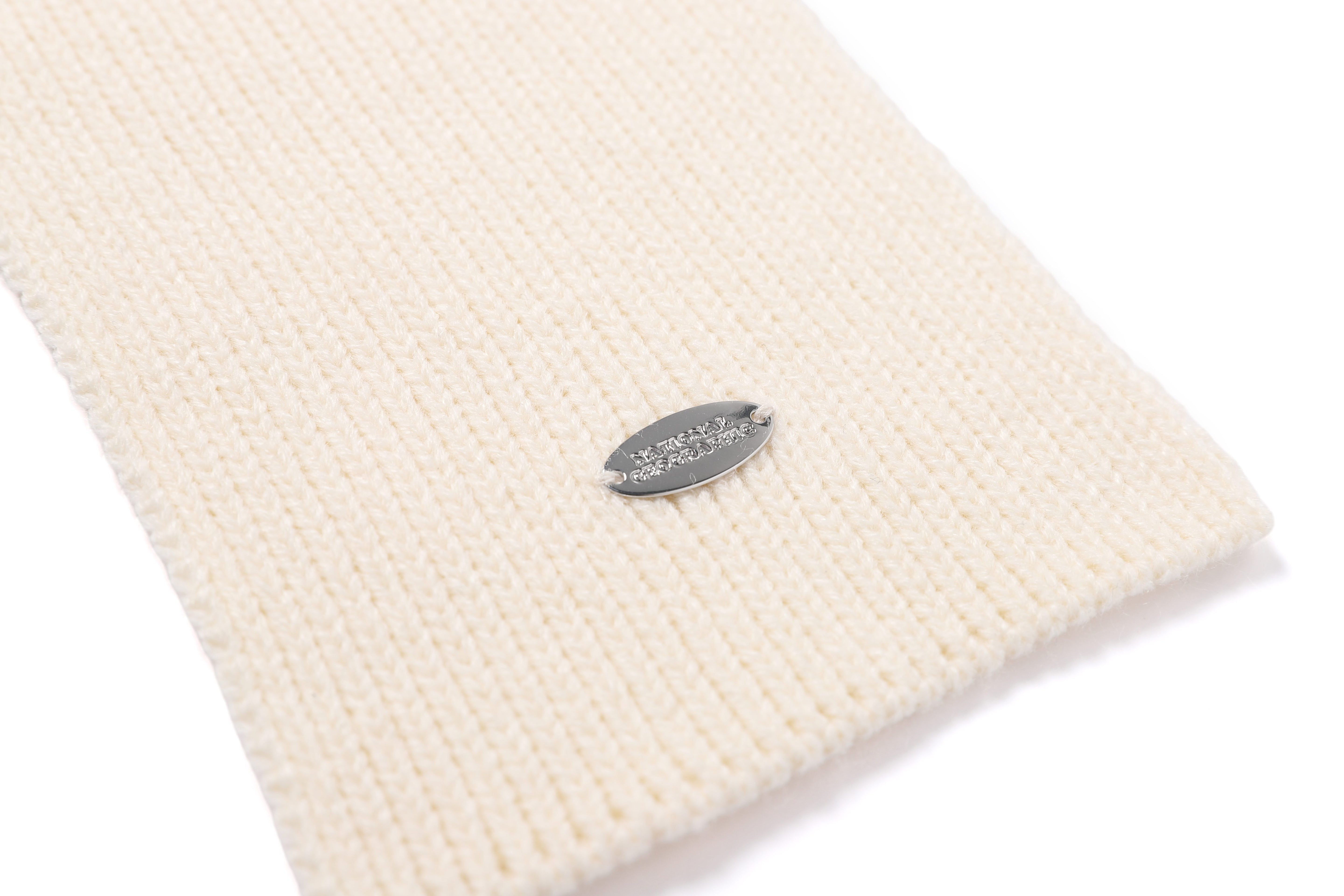 COZY KNIT MUFFLER IVORY