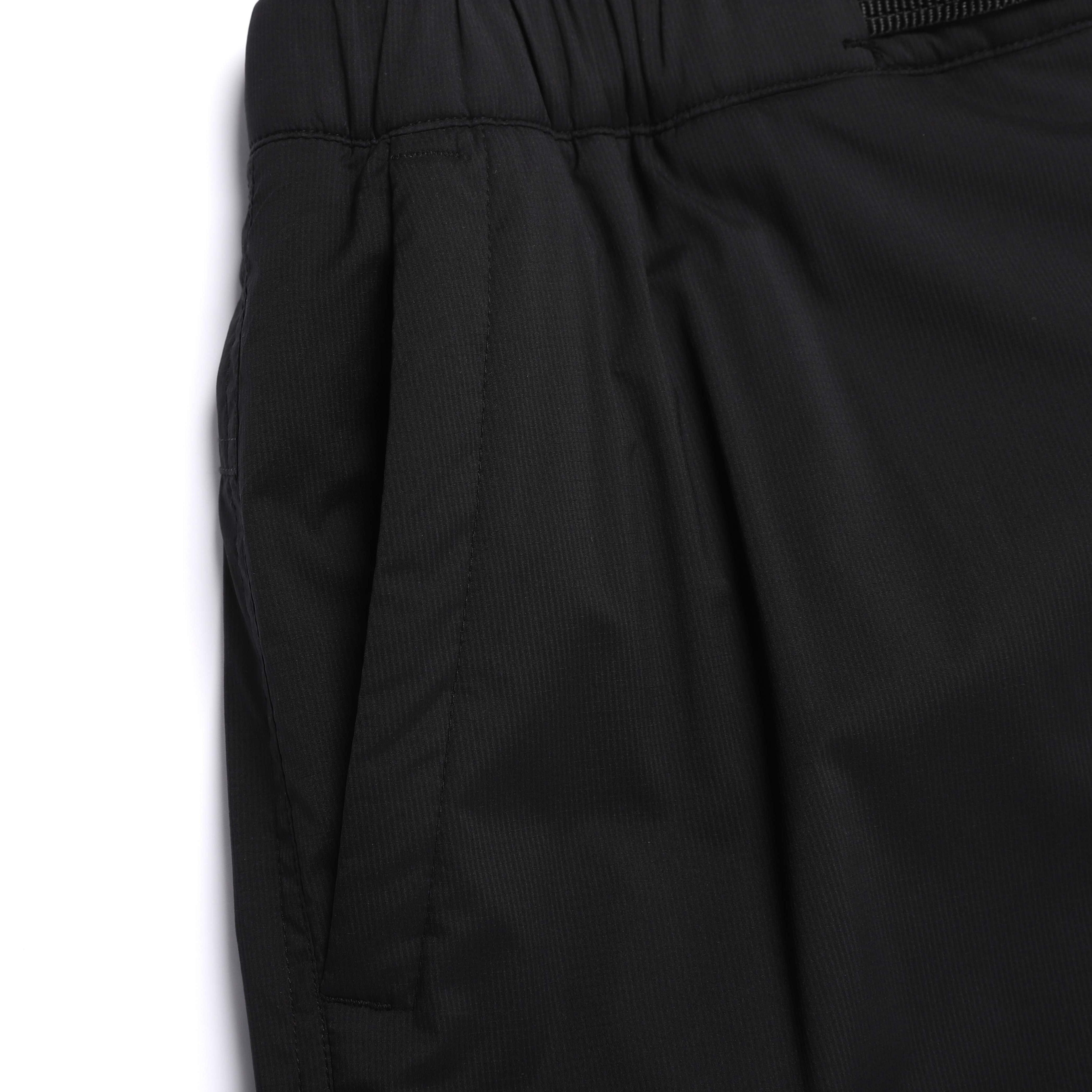 NRN SEMI-LOOSE PADDING PANTS BLACK