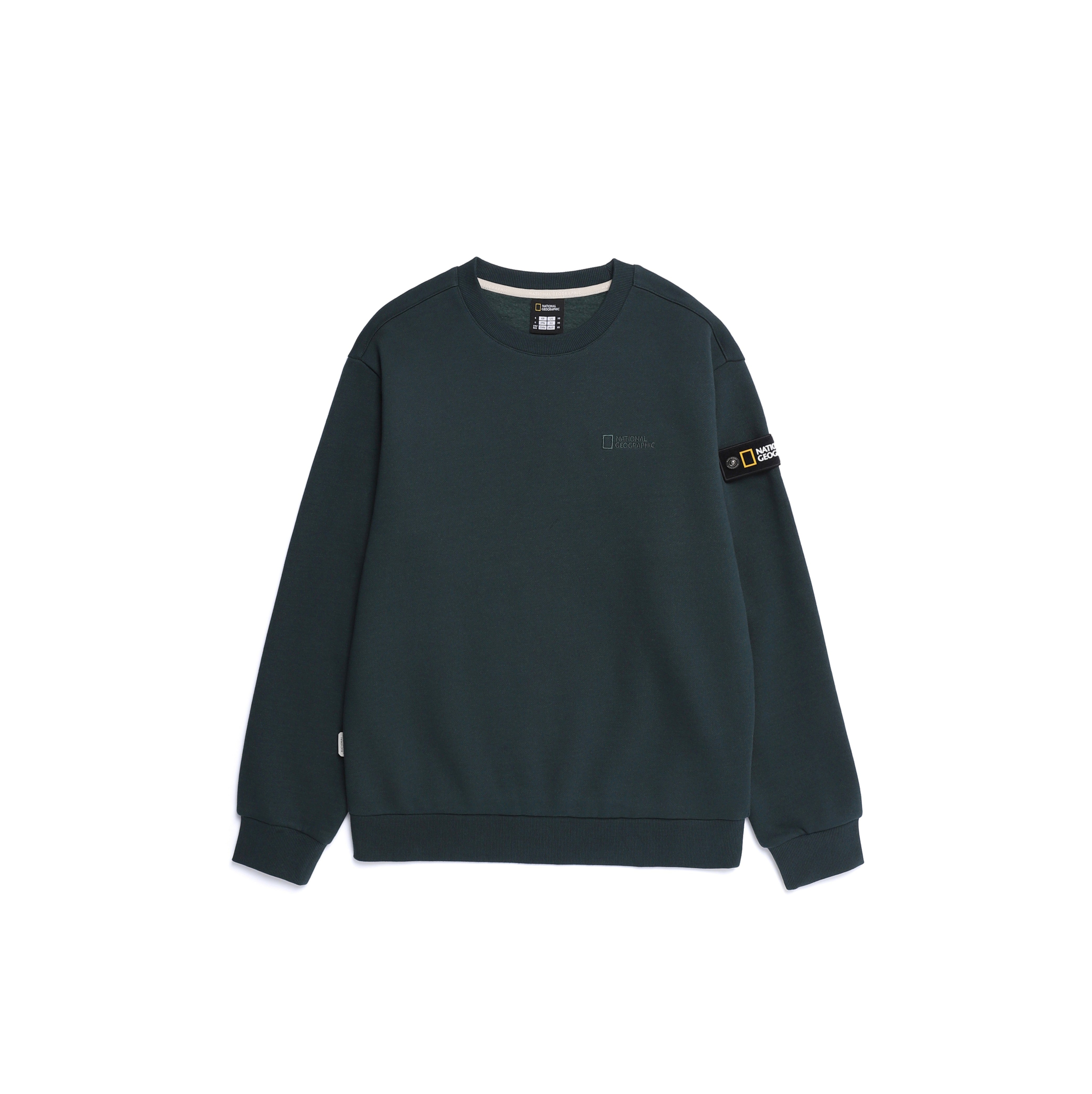 PLICATA SMALL LOGO SWEATSHIRT D/GREEN