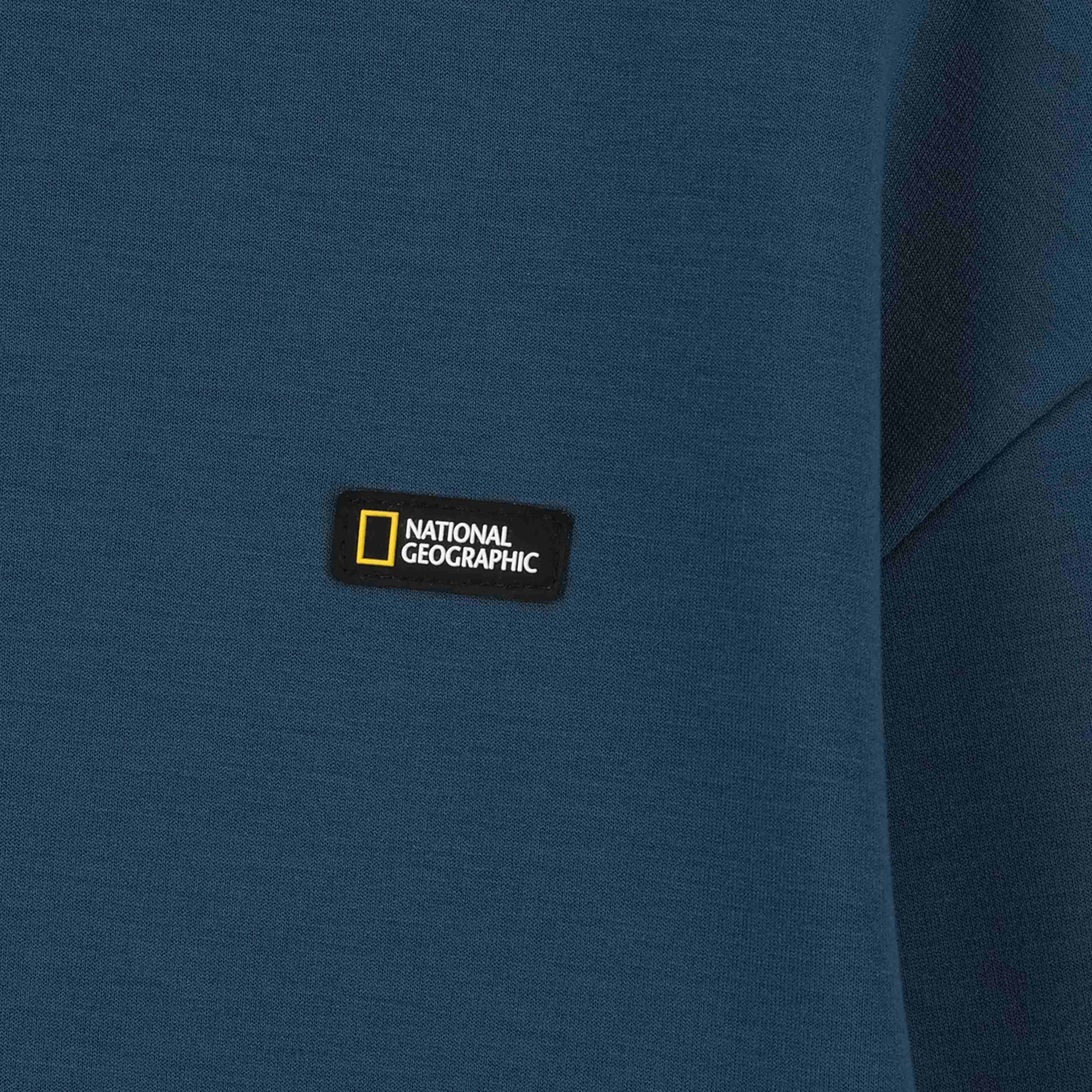 KIDS BACKGRAPHIC SWEATSHIRT (BRUSHED) GREY TEAL