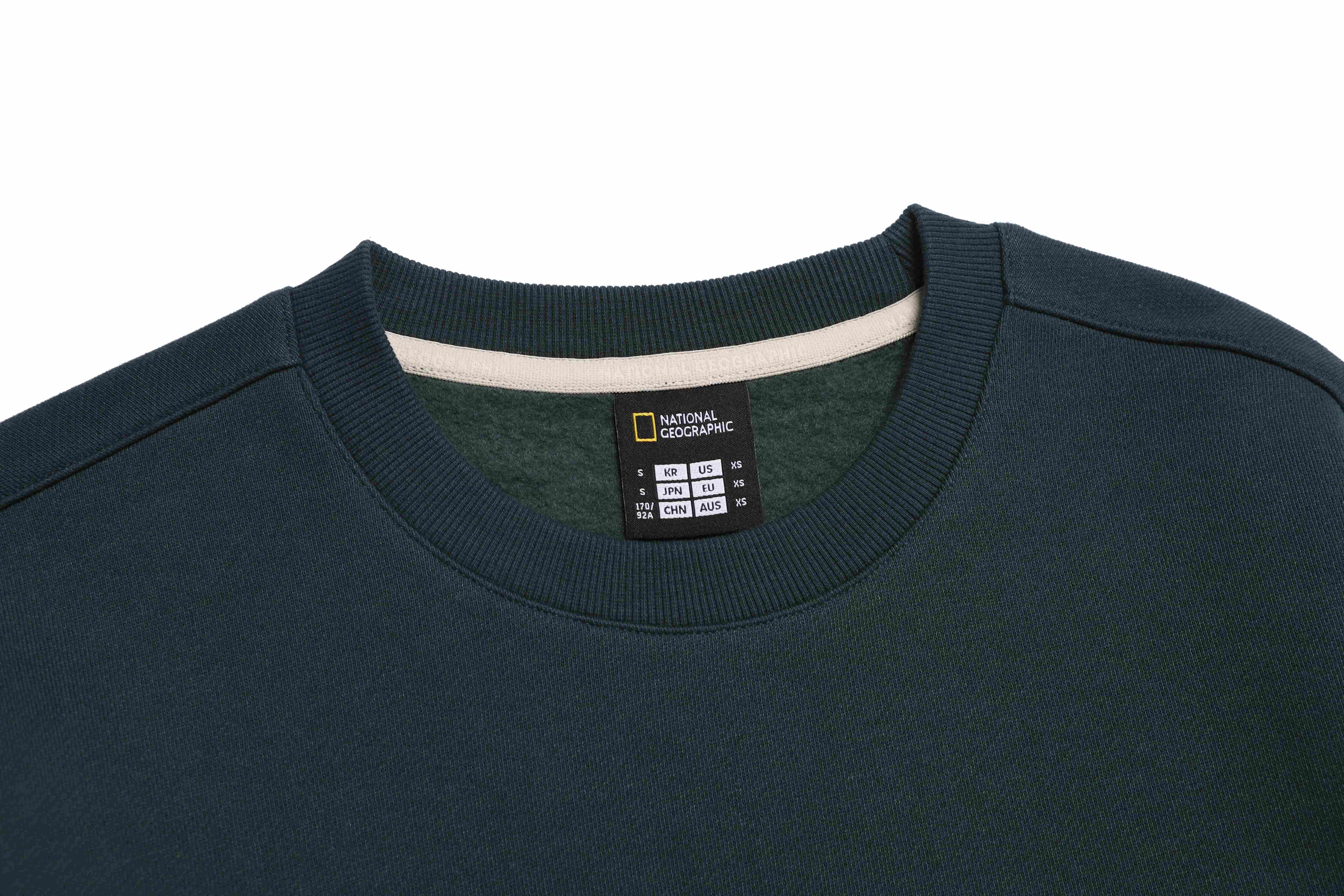 PLICATA SMALL LOGO SWEATSHIRT D/GREEN