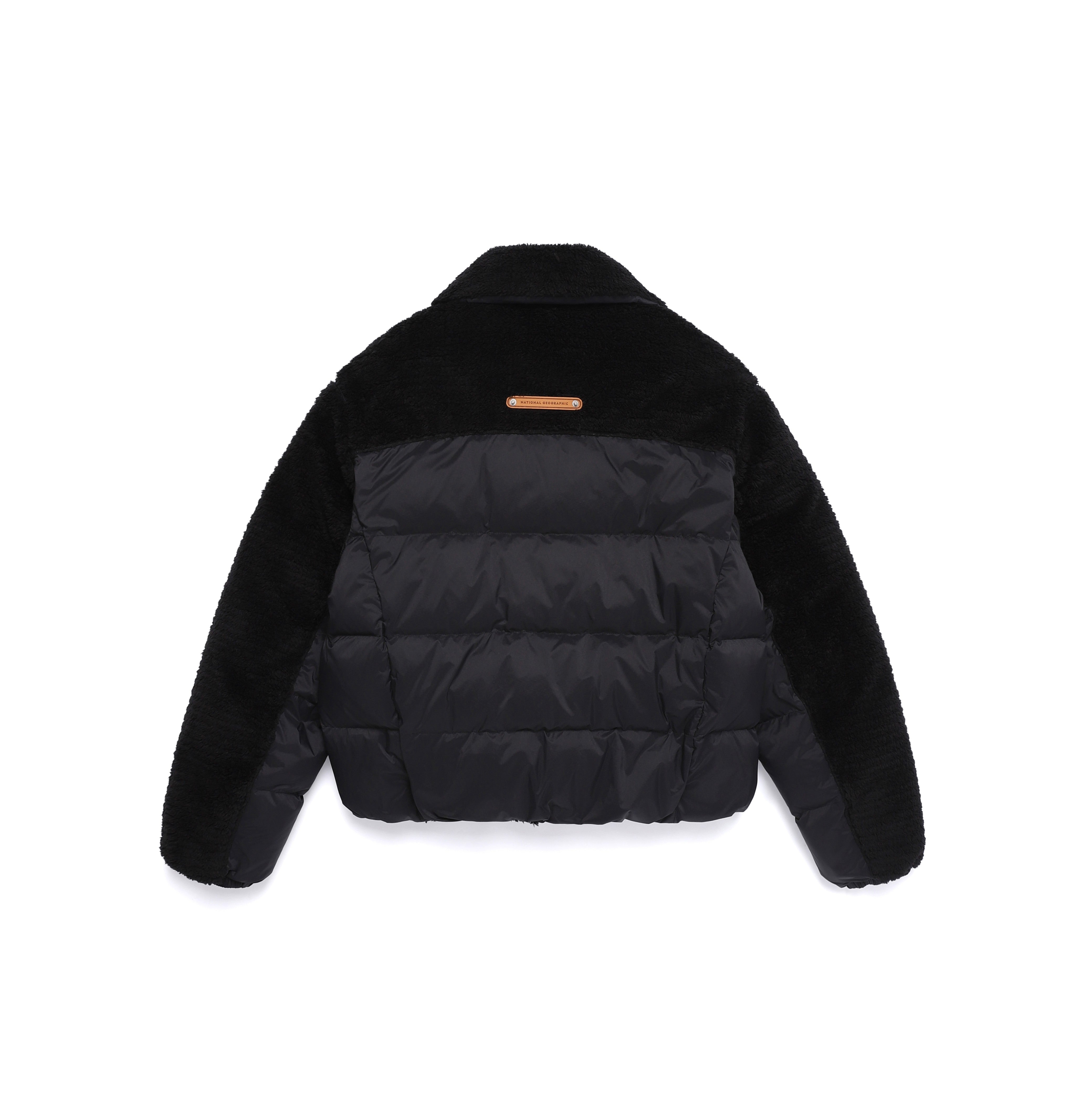 WOMEN ECO FUR HYBRID JUMPER BLACK
