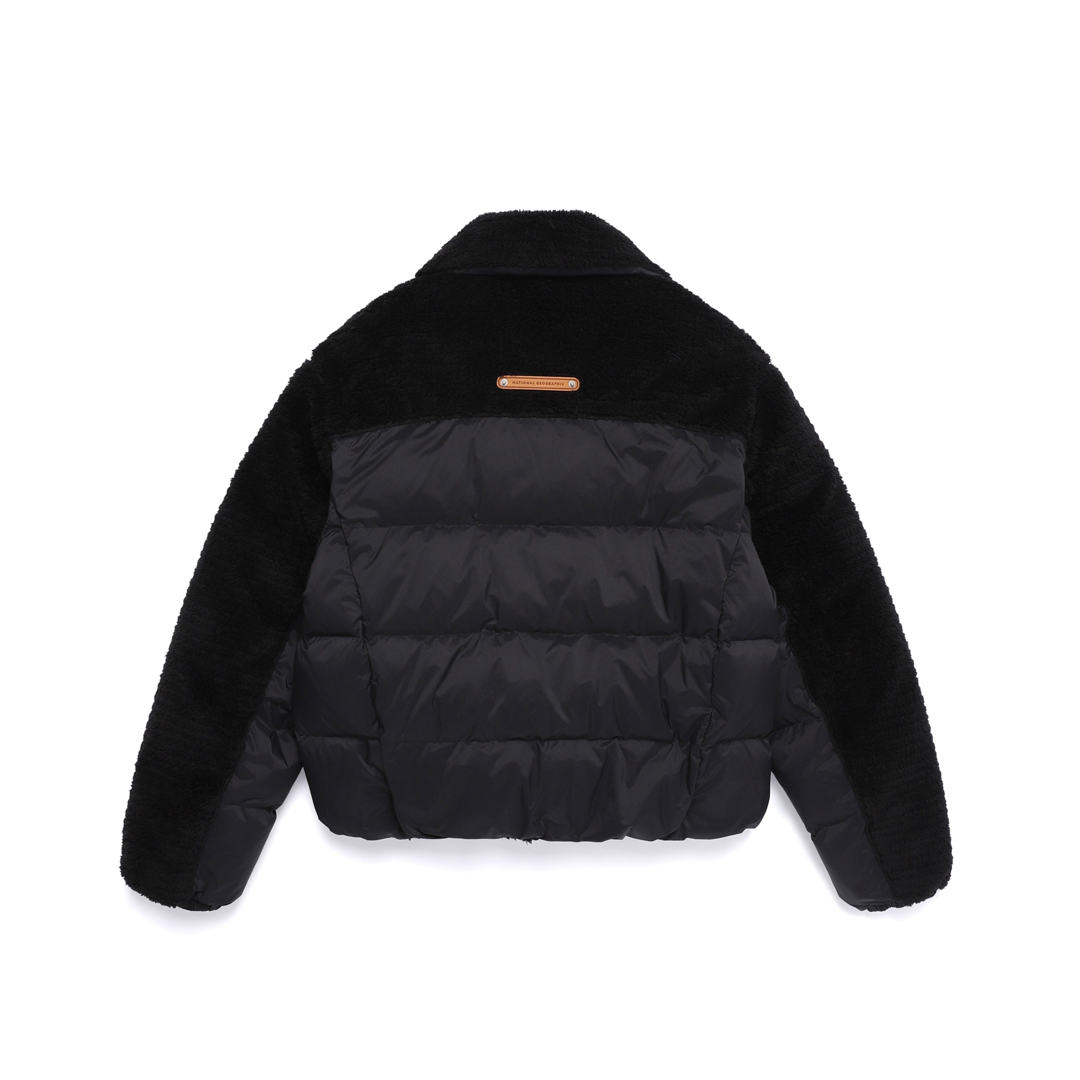 WOMEN ECO FUR HYBRID JUMPER BLACK