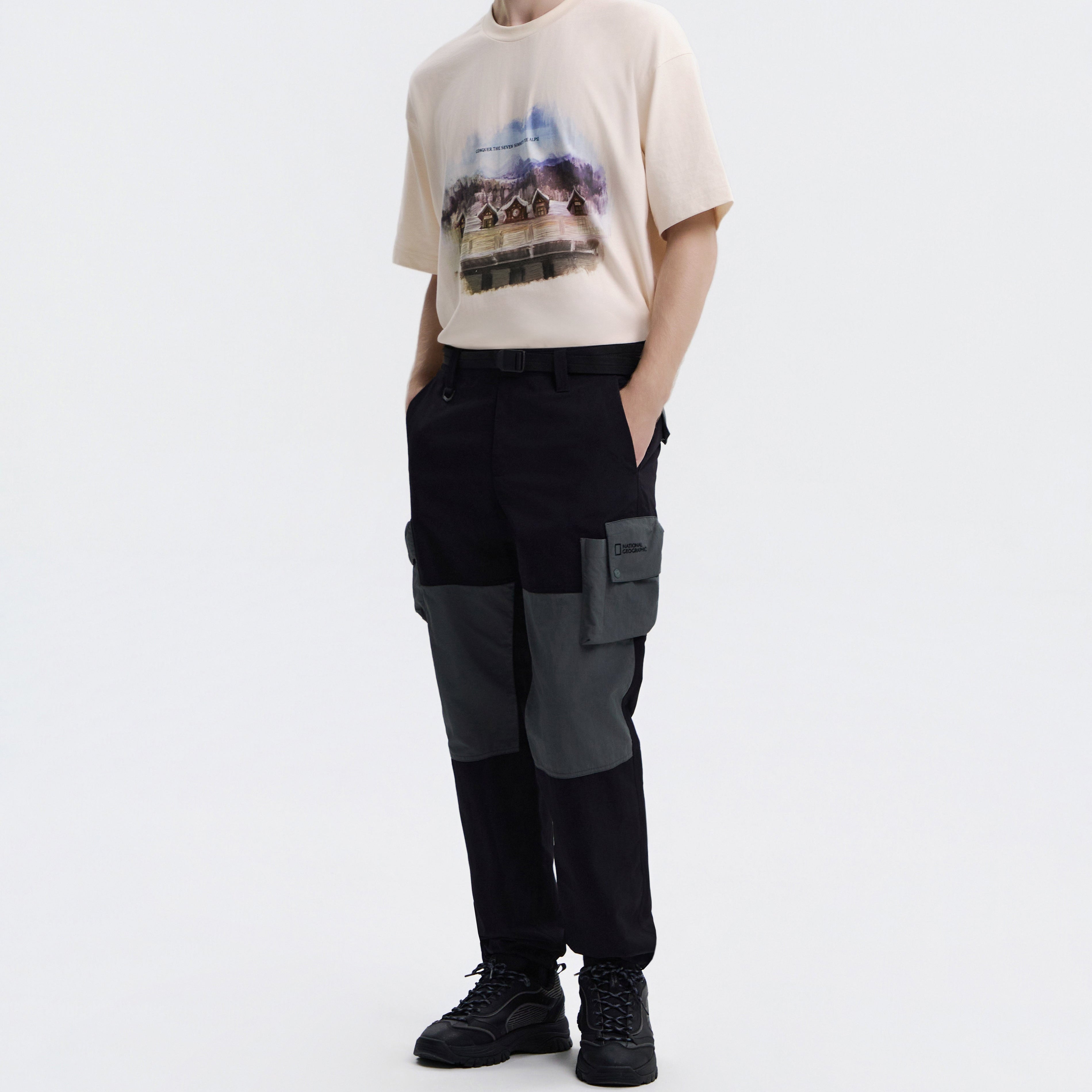 NRN UTILITY PANTS HITAM