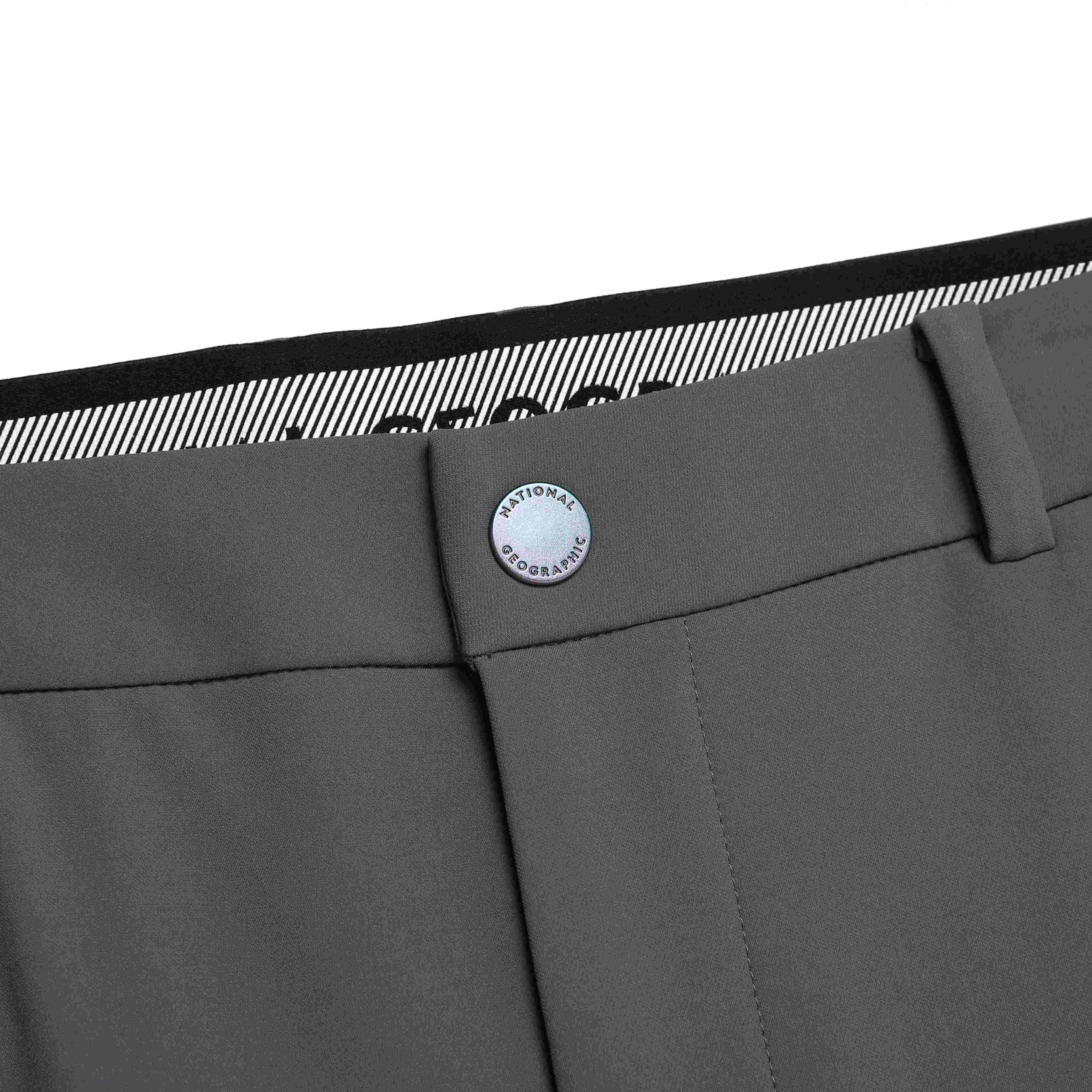 HIGH STRETCH BRUSHED PANTS IRON GREY