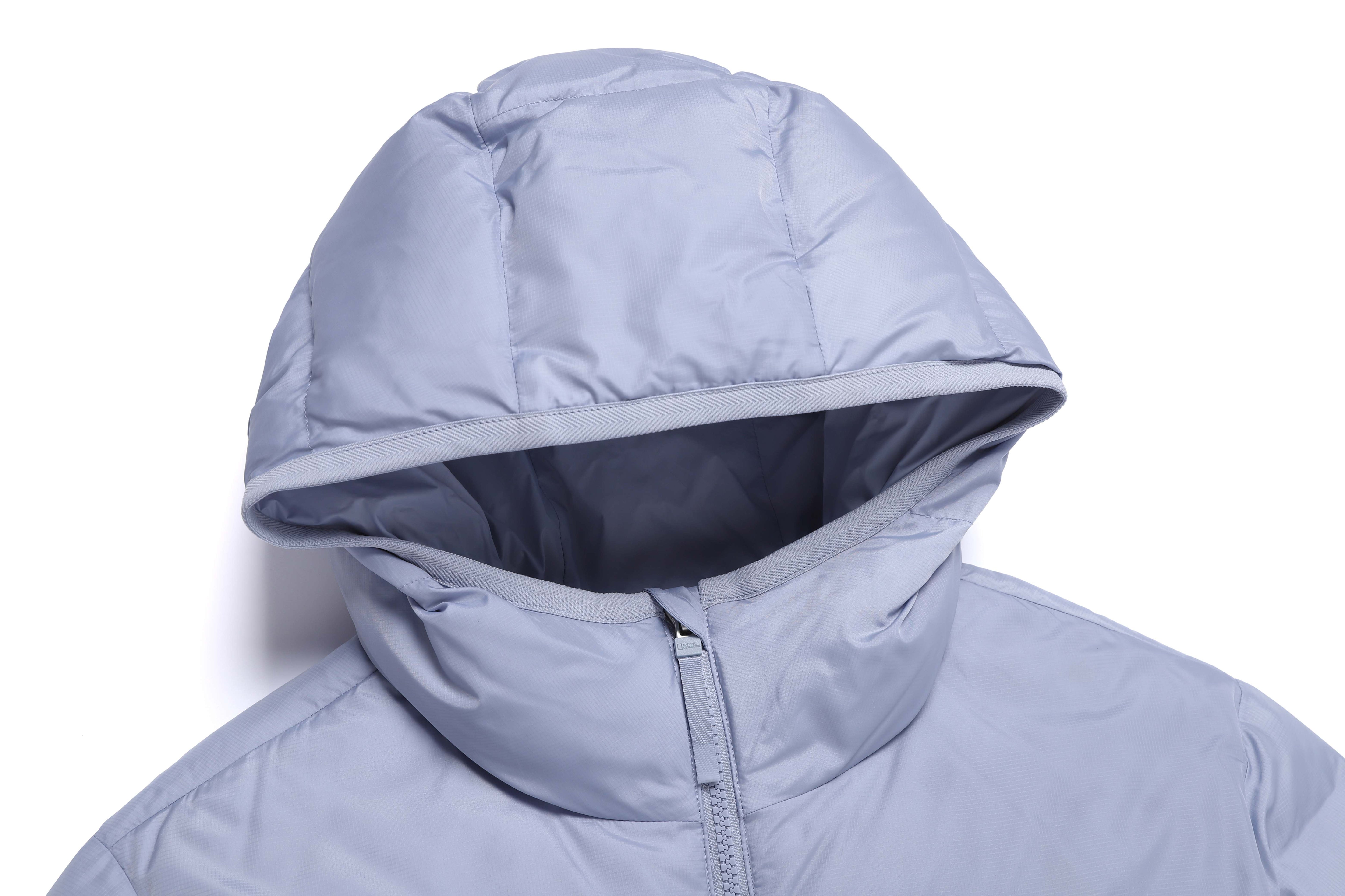 WOMEN EIRA HOODIE GOOSE DOWN L/BLUE