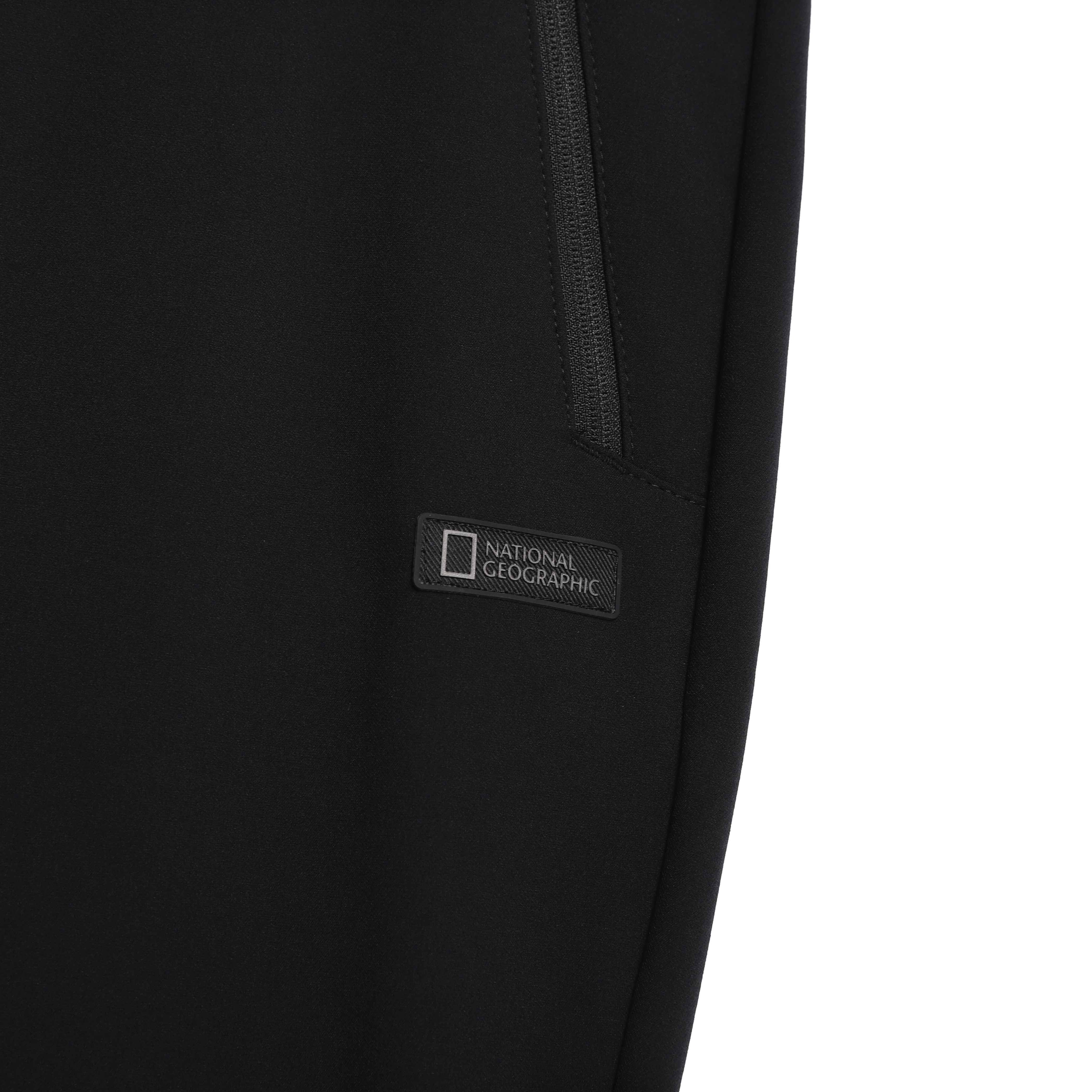 HIGH STRETCH BRUSHED PANTS BLACK