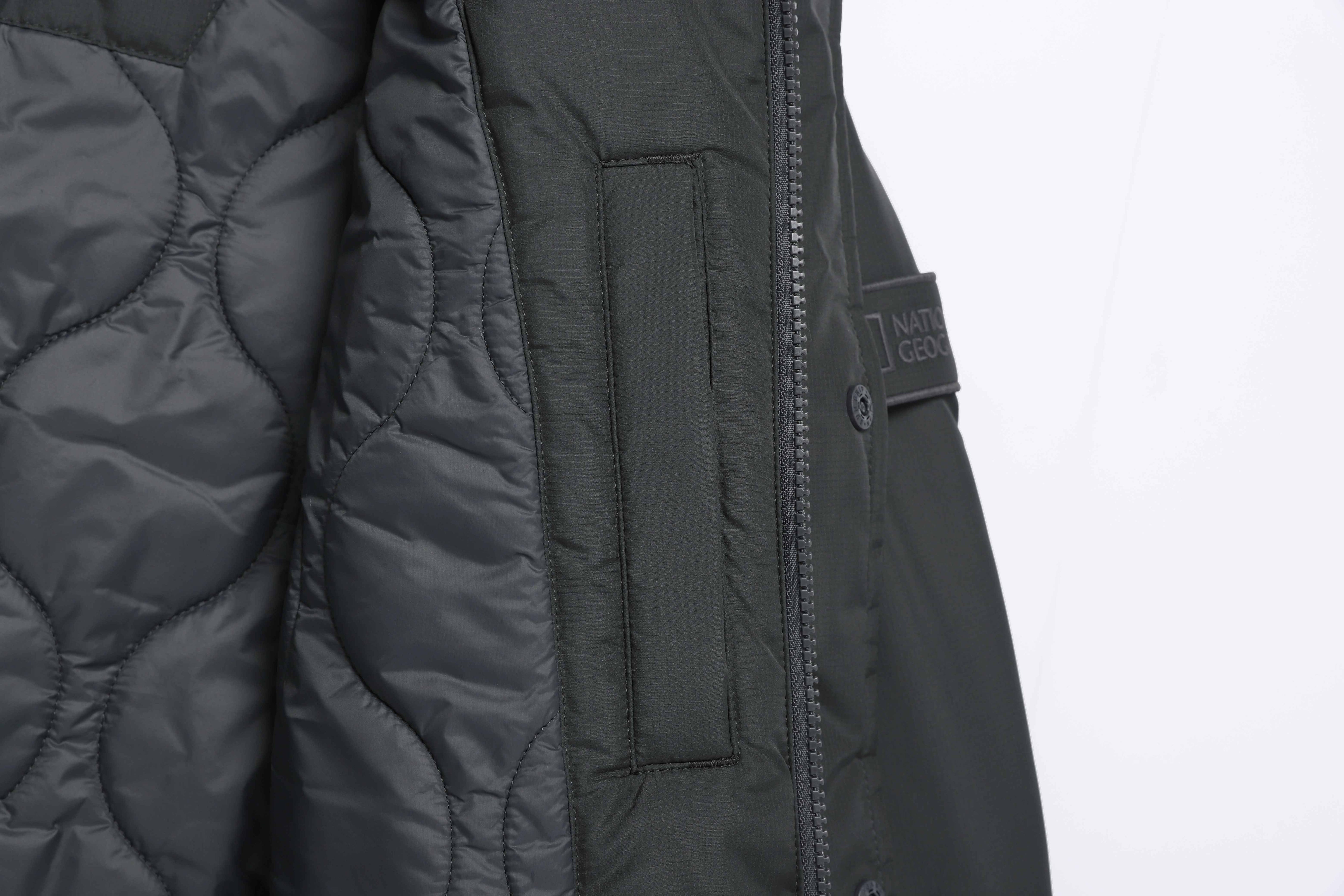 NRN PADDED OUTPOCKET JUMPER GREY