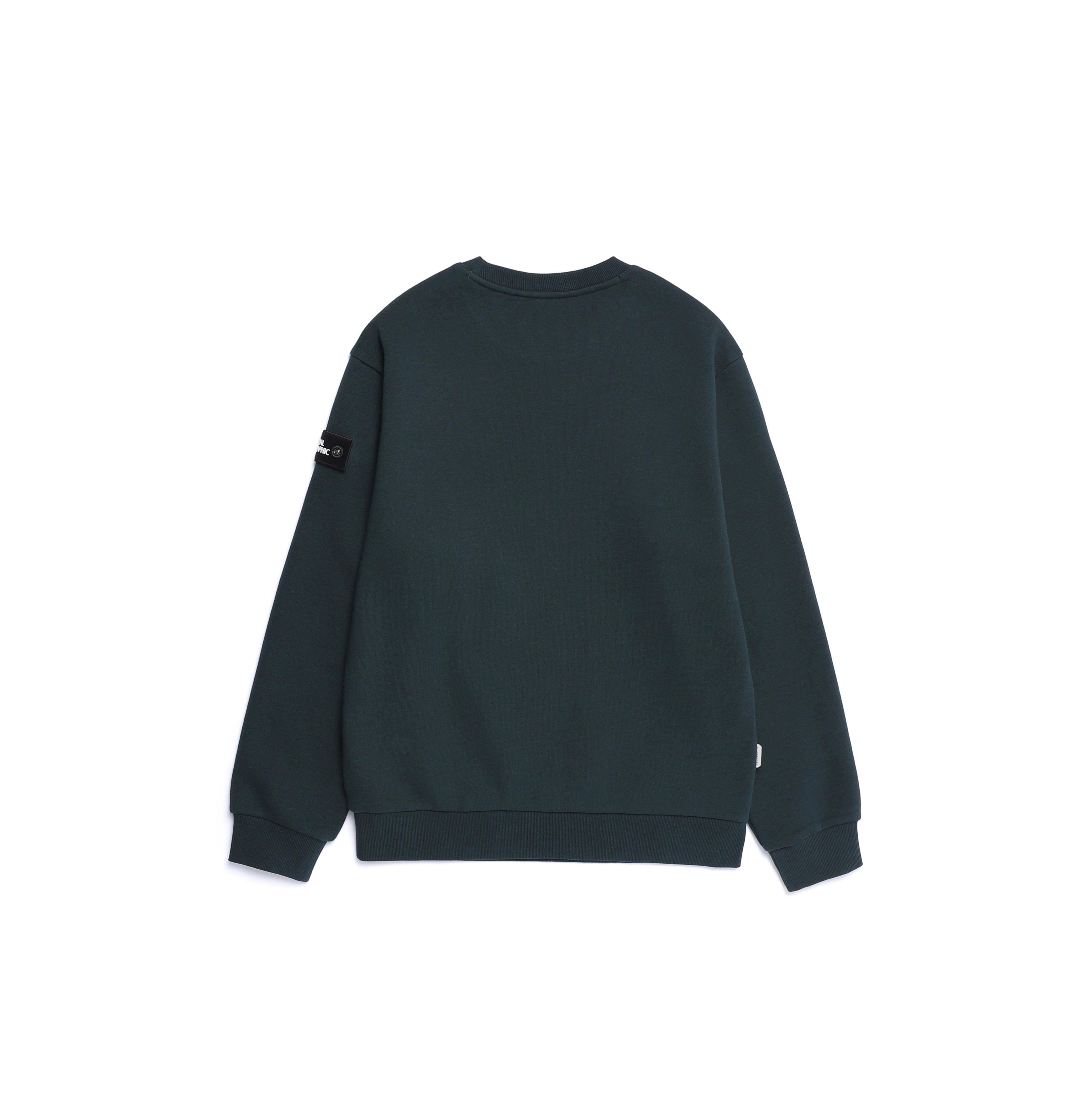 PLICATA SMALL LOGO SWEATSHIRT D/GREEN