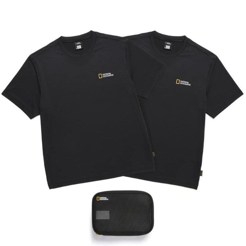 UNI MACE 2 PACK T-SHIRT CARBON BLACK