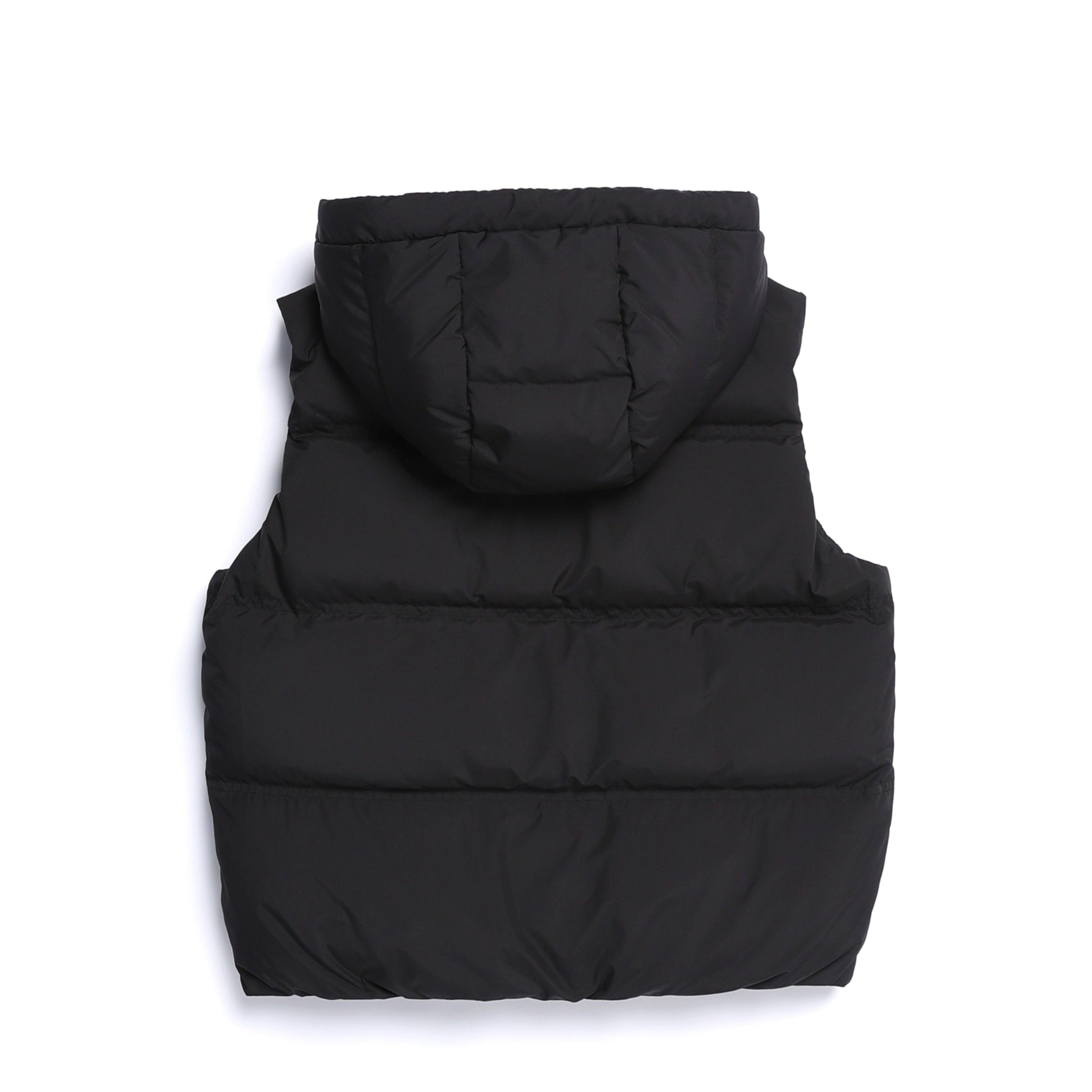 WOMEN CRASSA HOODIE DUCK DOWN VEST BLACK