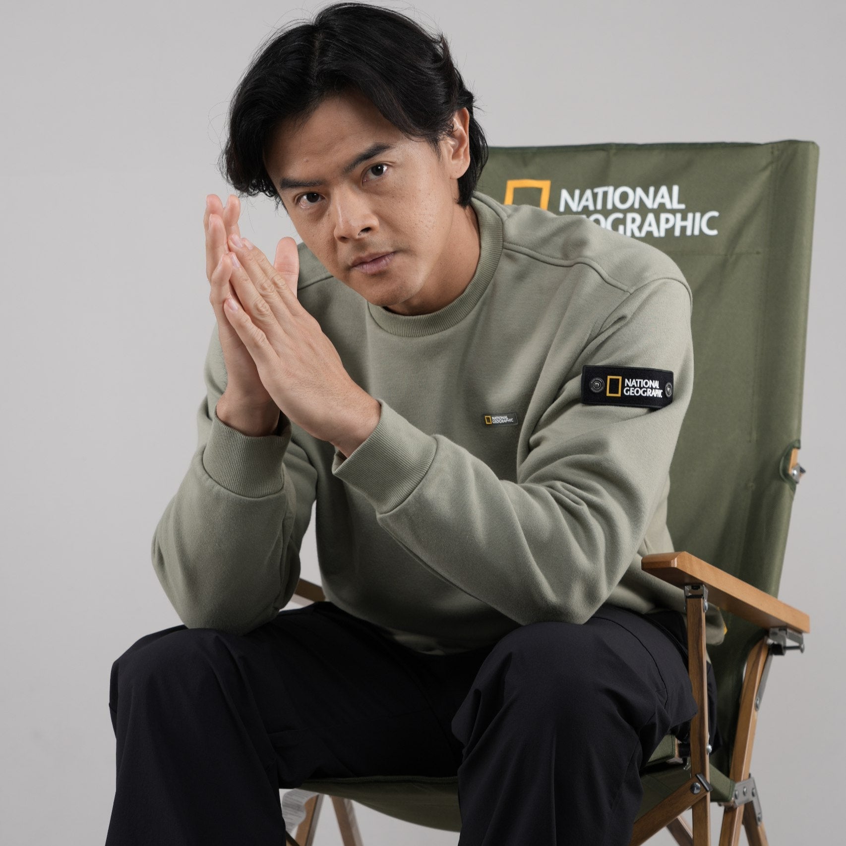 STANDARD VELUX SEMI-OVER FIT SWEATSHIRT F/KHAKI