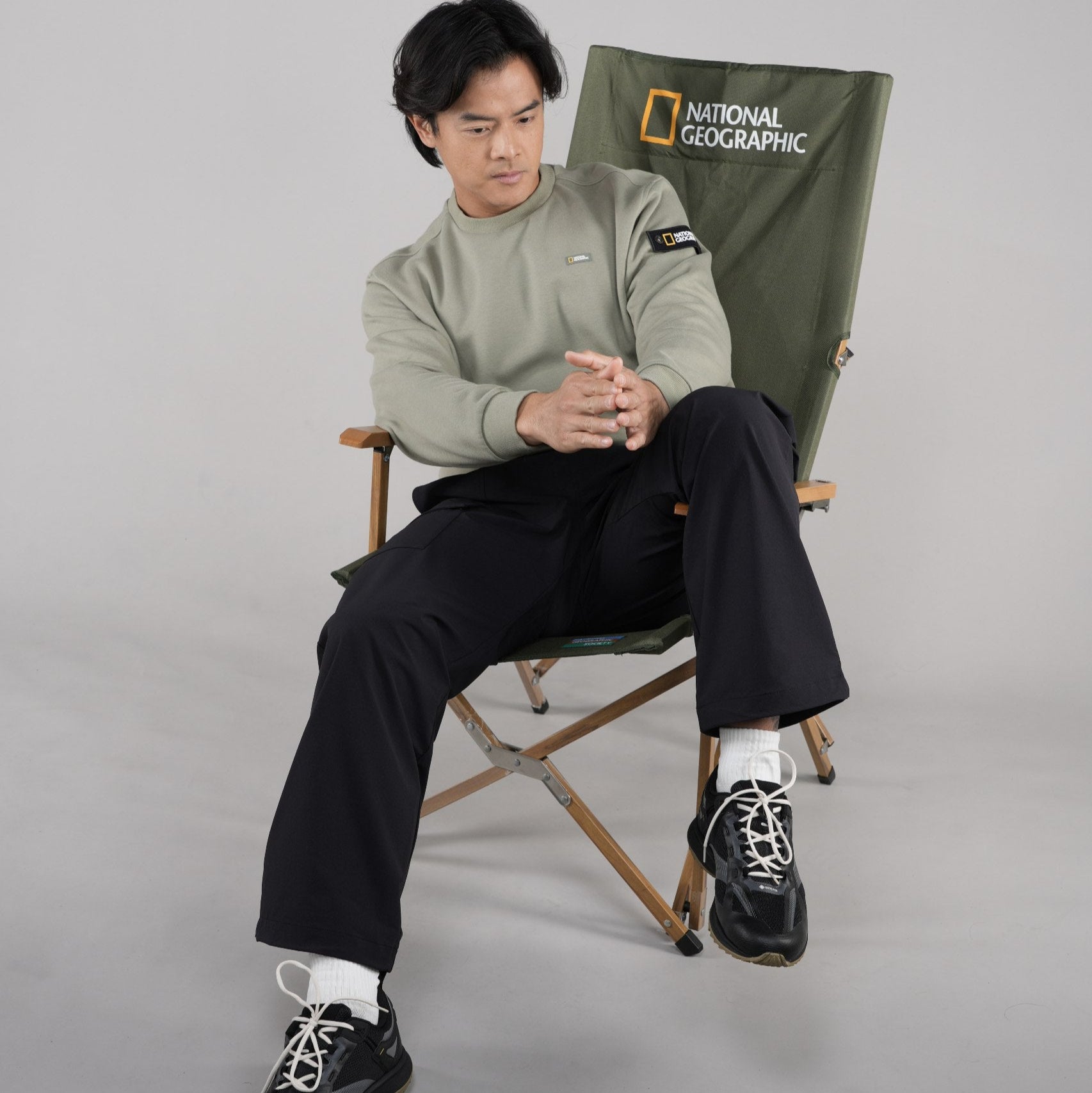 STANDARD VELUX SEMI-OVER FIT SWEATSHIRT F/KHAKI
