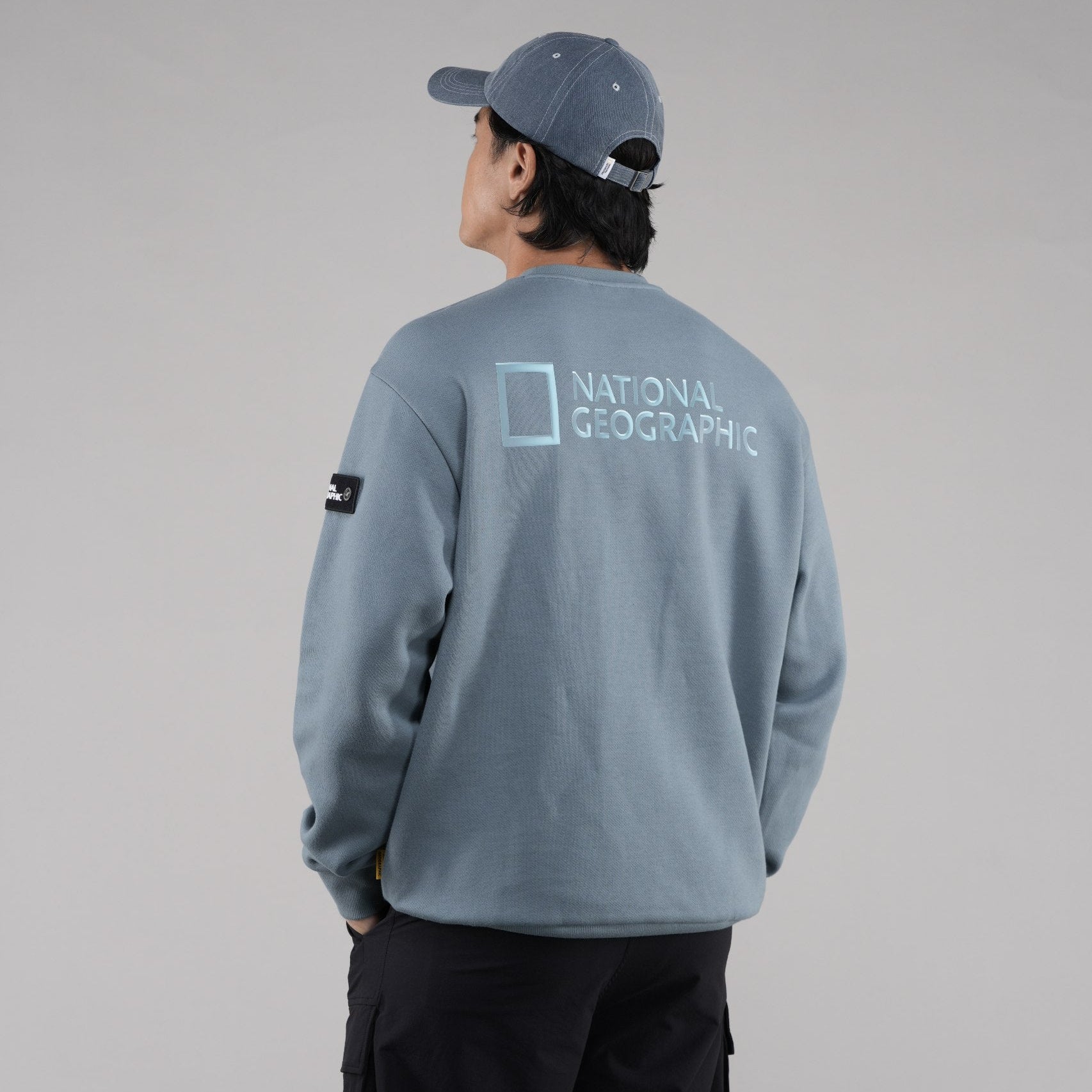 LEUCOS LOGO ARTWORK SWEATSHIRT STEEL BLUE