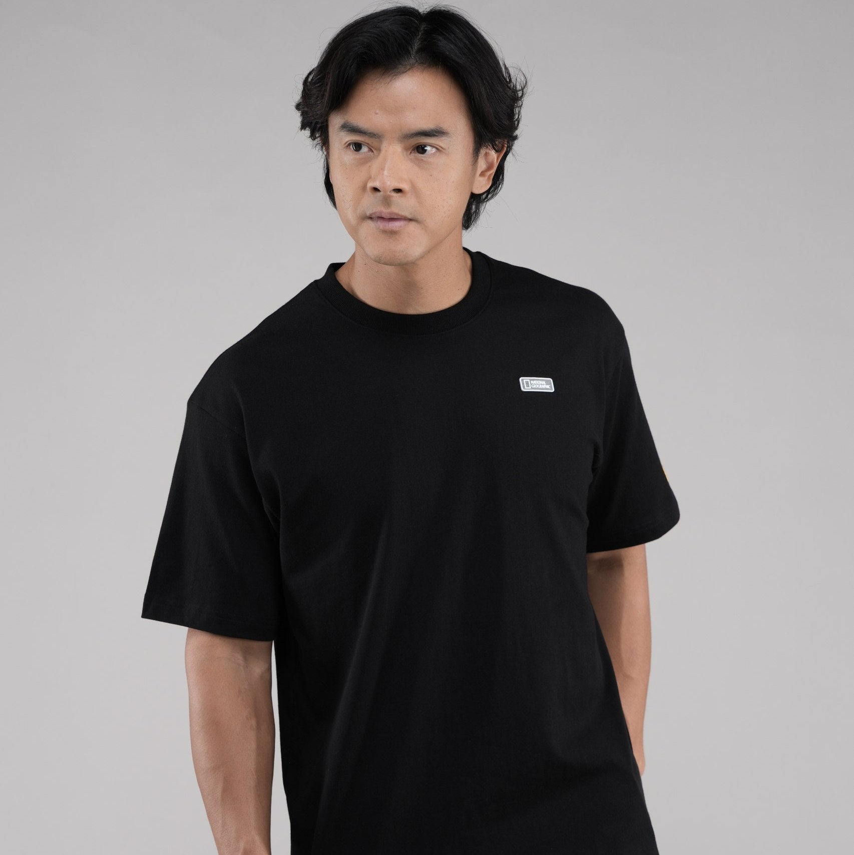 INDONESIA EAGLE GRAPHIC T-SHIRT (SEMI OVER FIT) BLACK