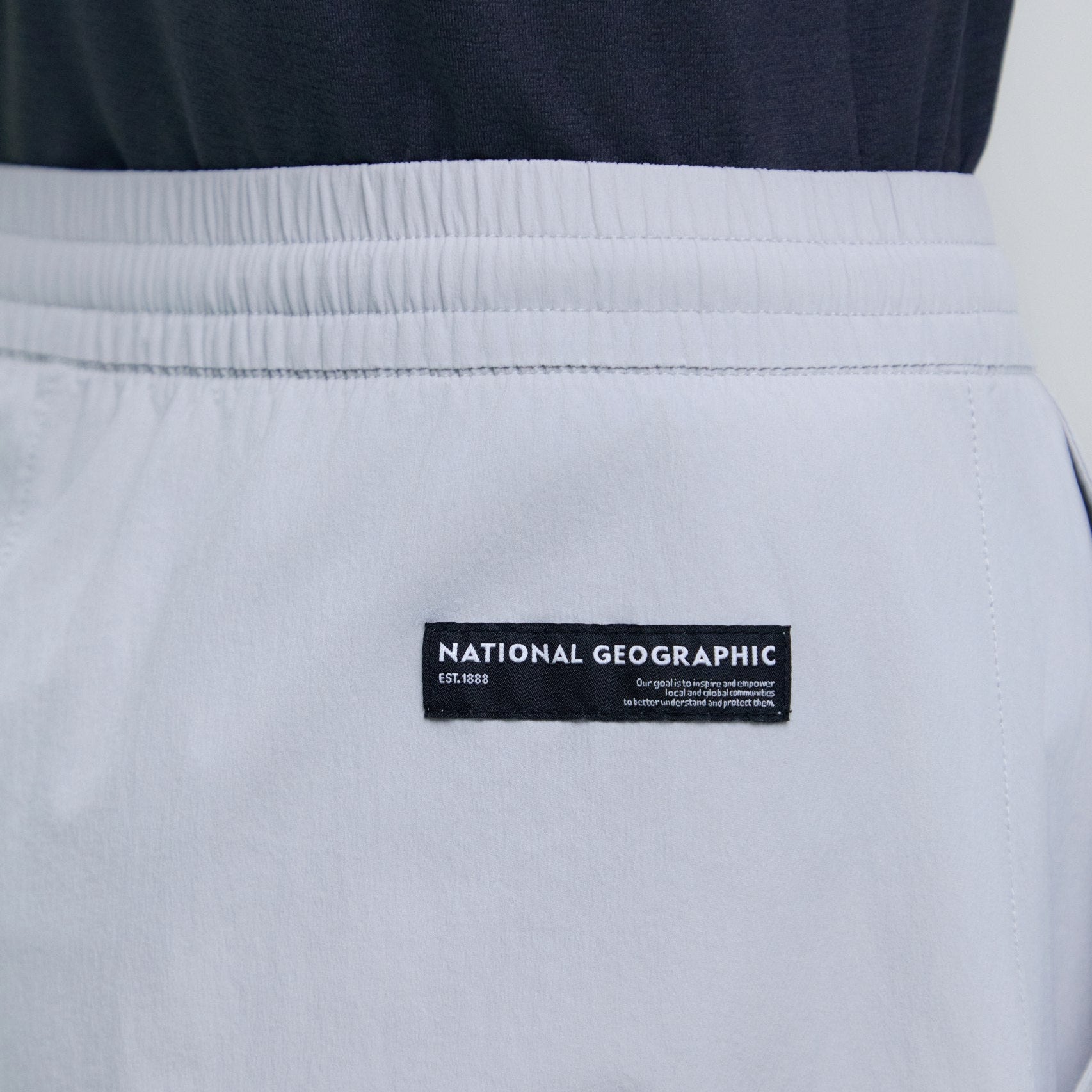 WOMEN ADELIE LIGHT WOVEN STRETCH CARGO SKIRT SILVER GREY