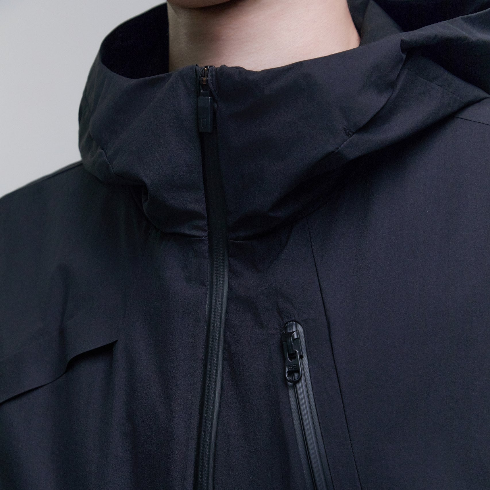 ATLAS WINDSTOPPER BY GORE-TEX LABS 2L JACKET CARBON BLACK