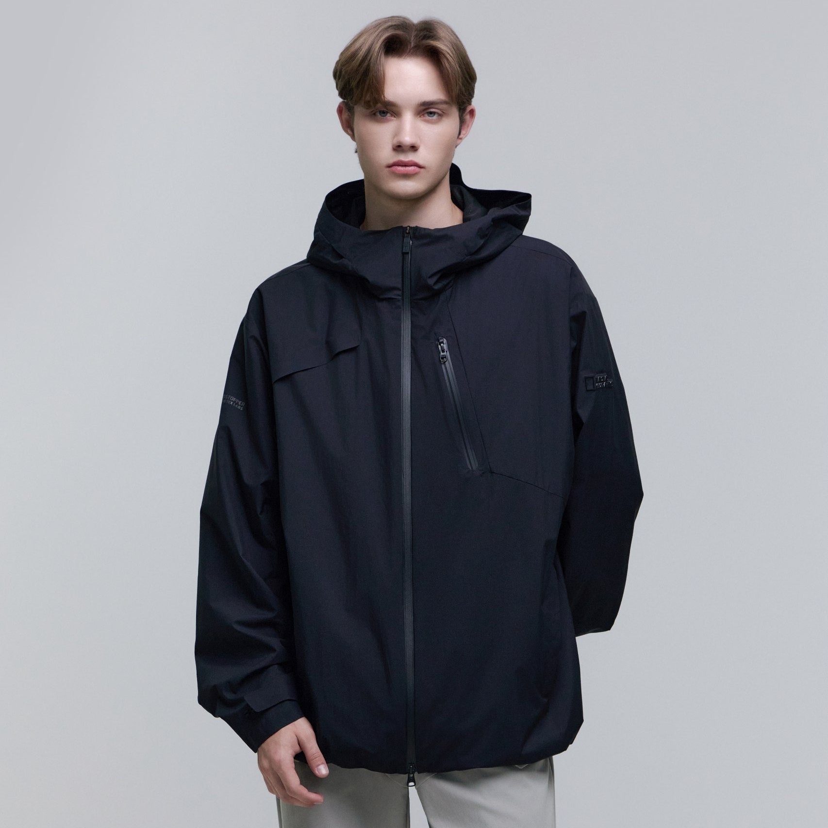 ATLAS WINDSTOPPER BY GORE-TEX LABS 2L JACKET CARBON BLACK