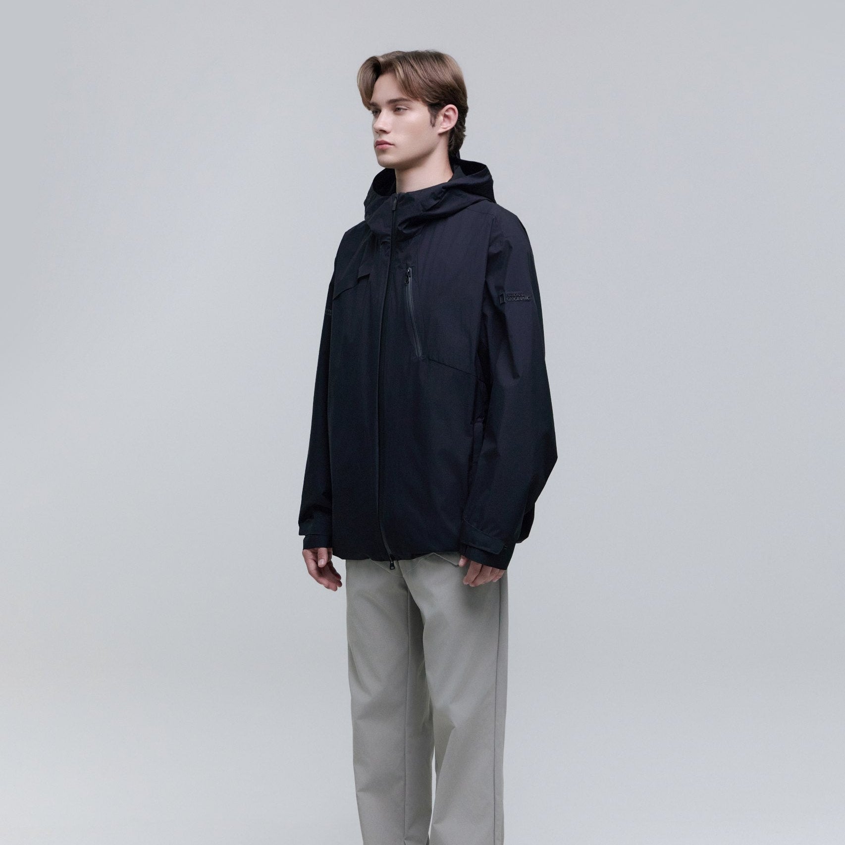 ATLAS WINDSTOPPER BY GORE-TEX LABS 2L JACKET CARBON BLACK