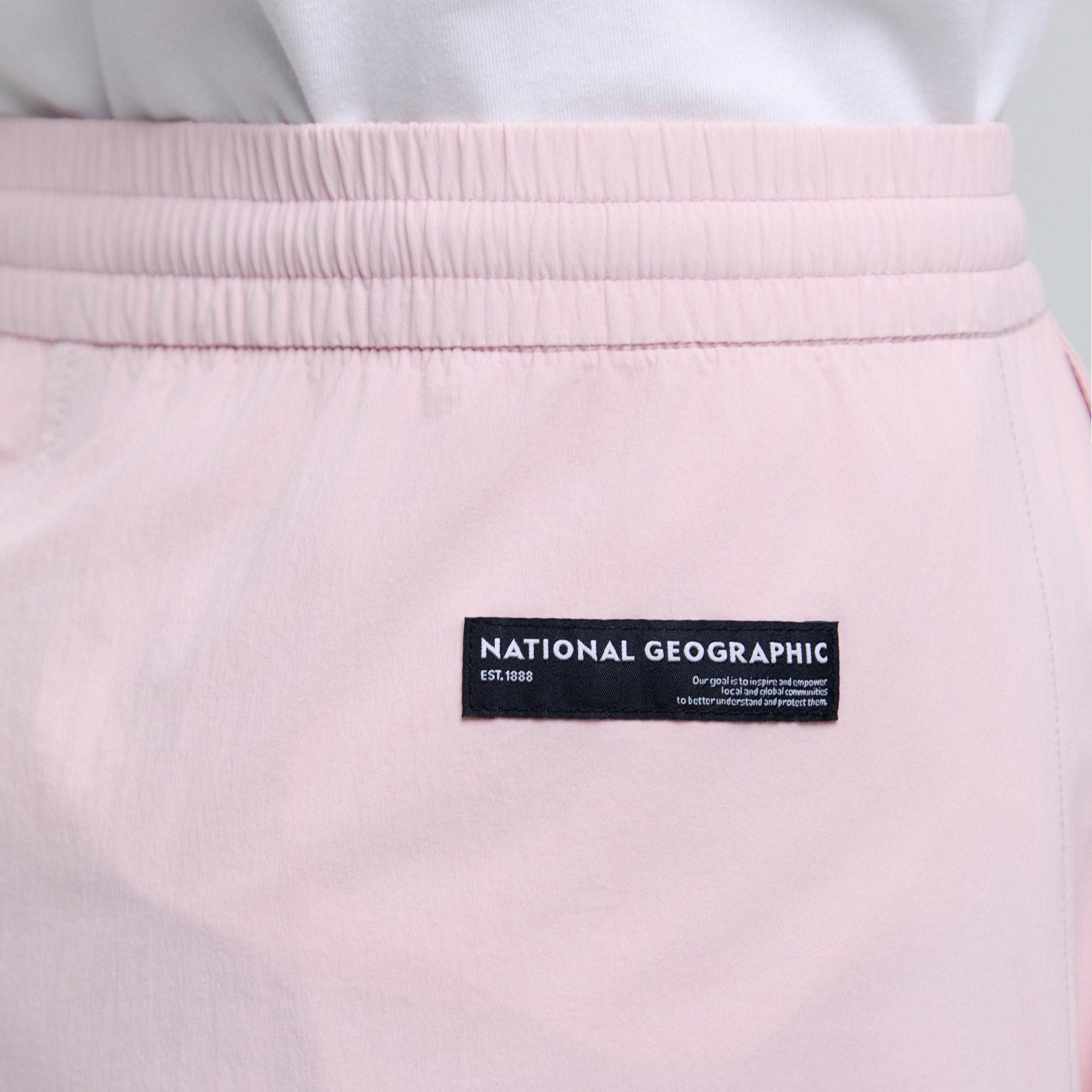 WOMEN ADELIE LIGHT WOVEN STRETCH CARGO SKIRT L/PINK