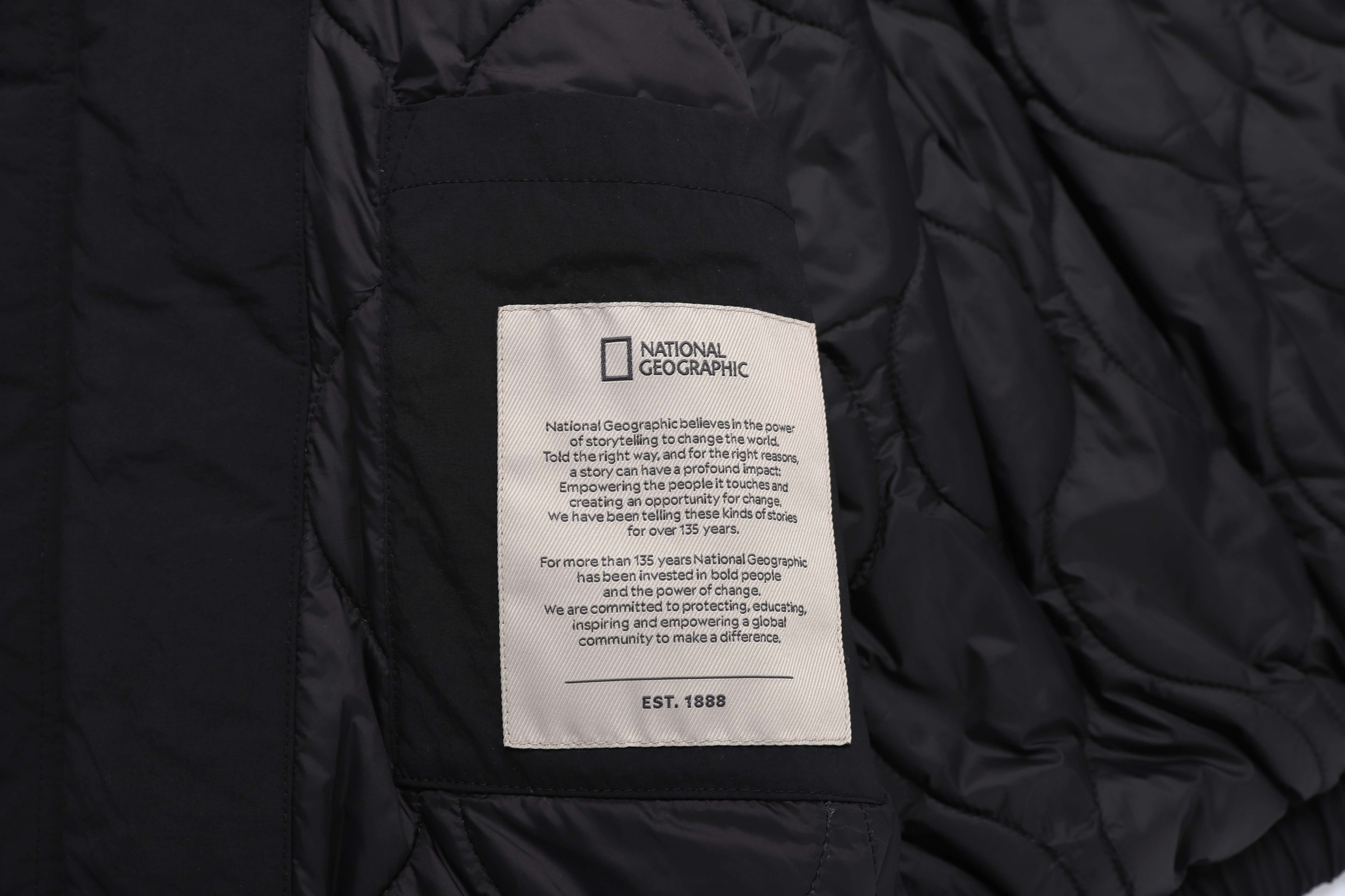 NRN WASHED PADDED BLOUSON JUMPER BLACK