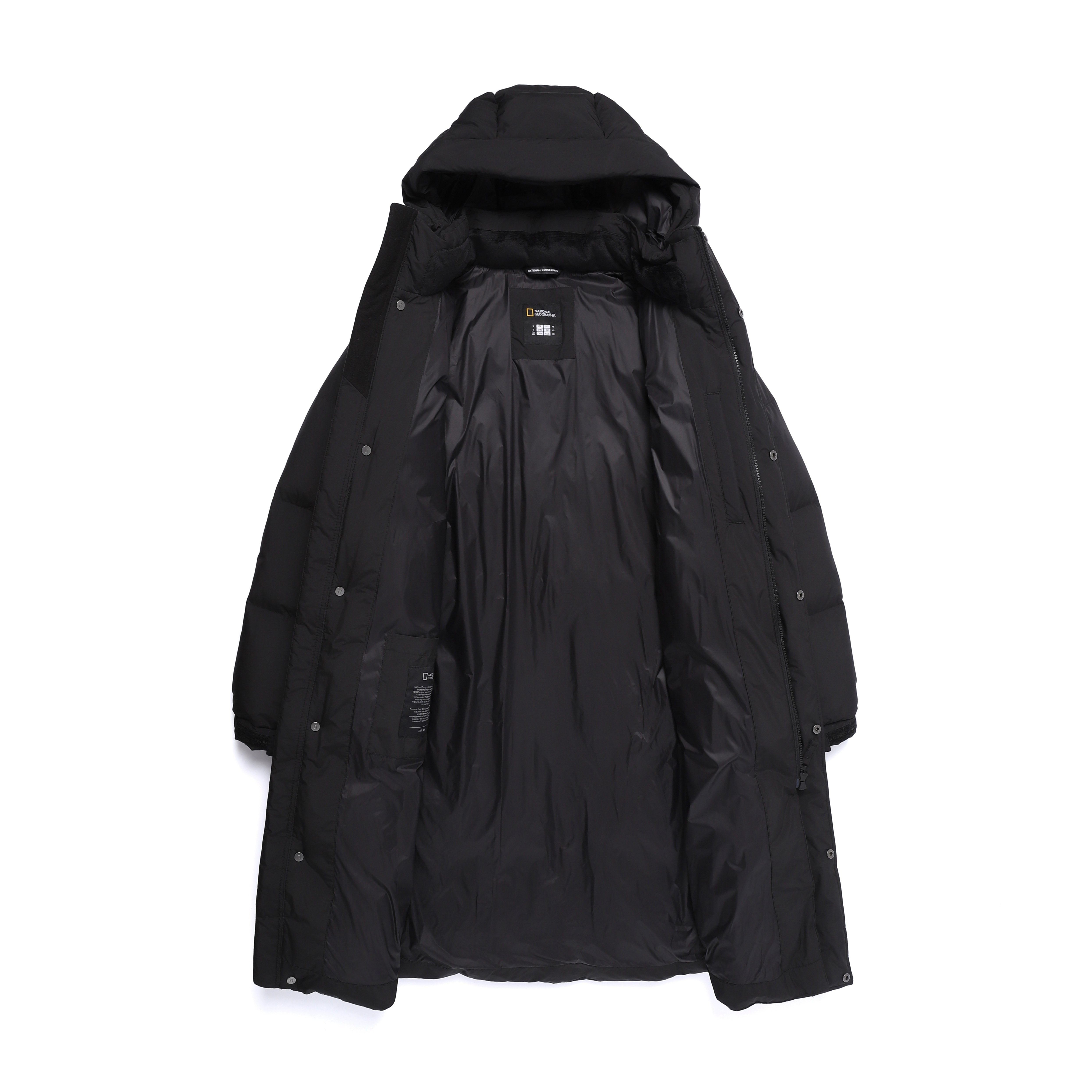 CAPRA LONG DUCK DOWN JUMPER BLACK