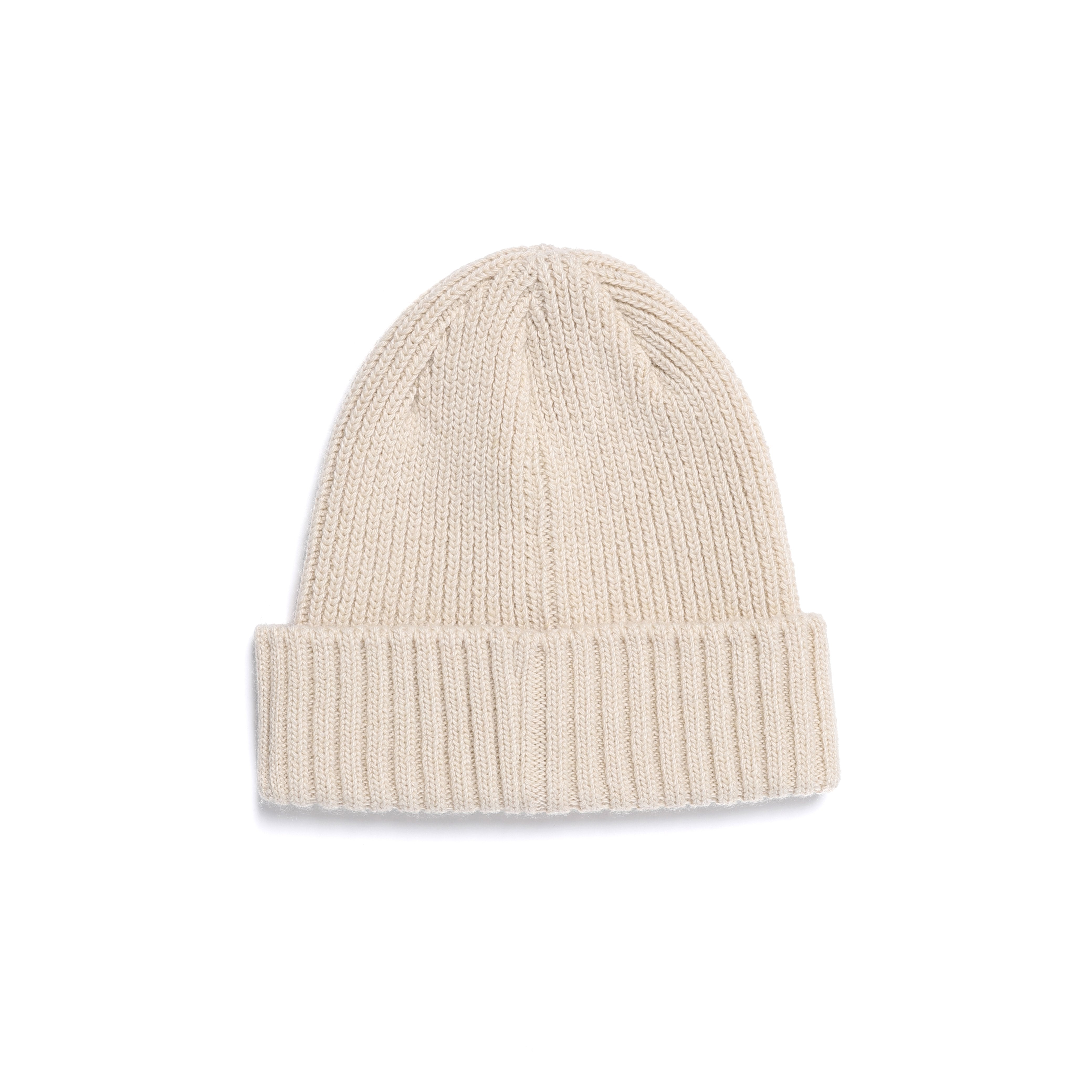 CASHMERE WOOL MIDDLE BEANIE BEIGE